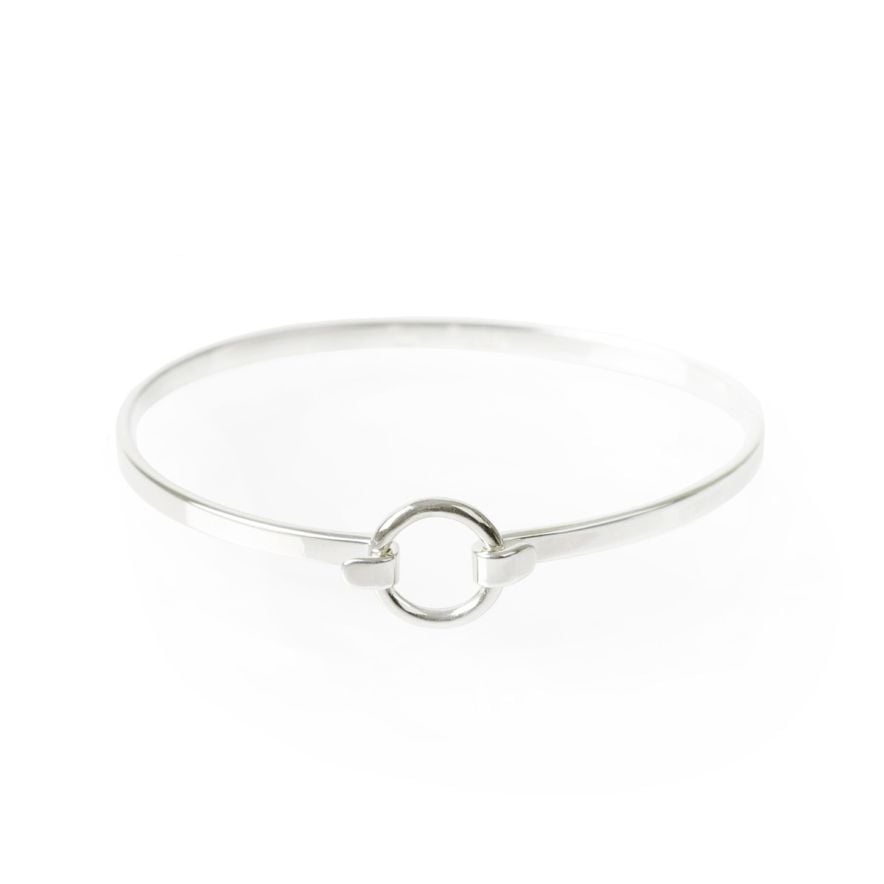 Armband silver med ring 160 mm