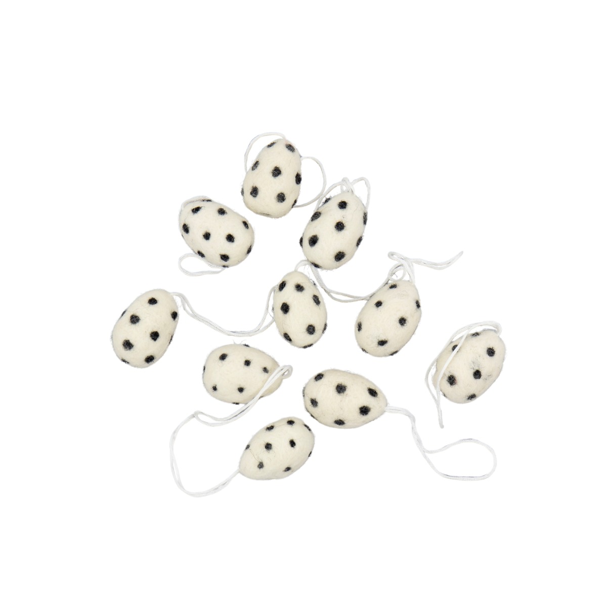 Filtägg mini 10-p Vit/svart