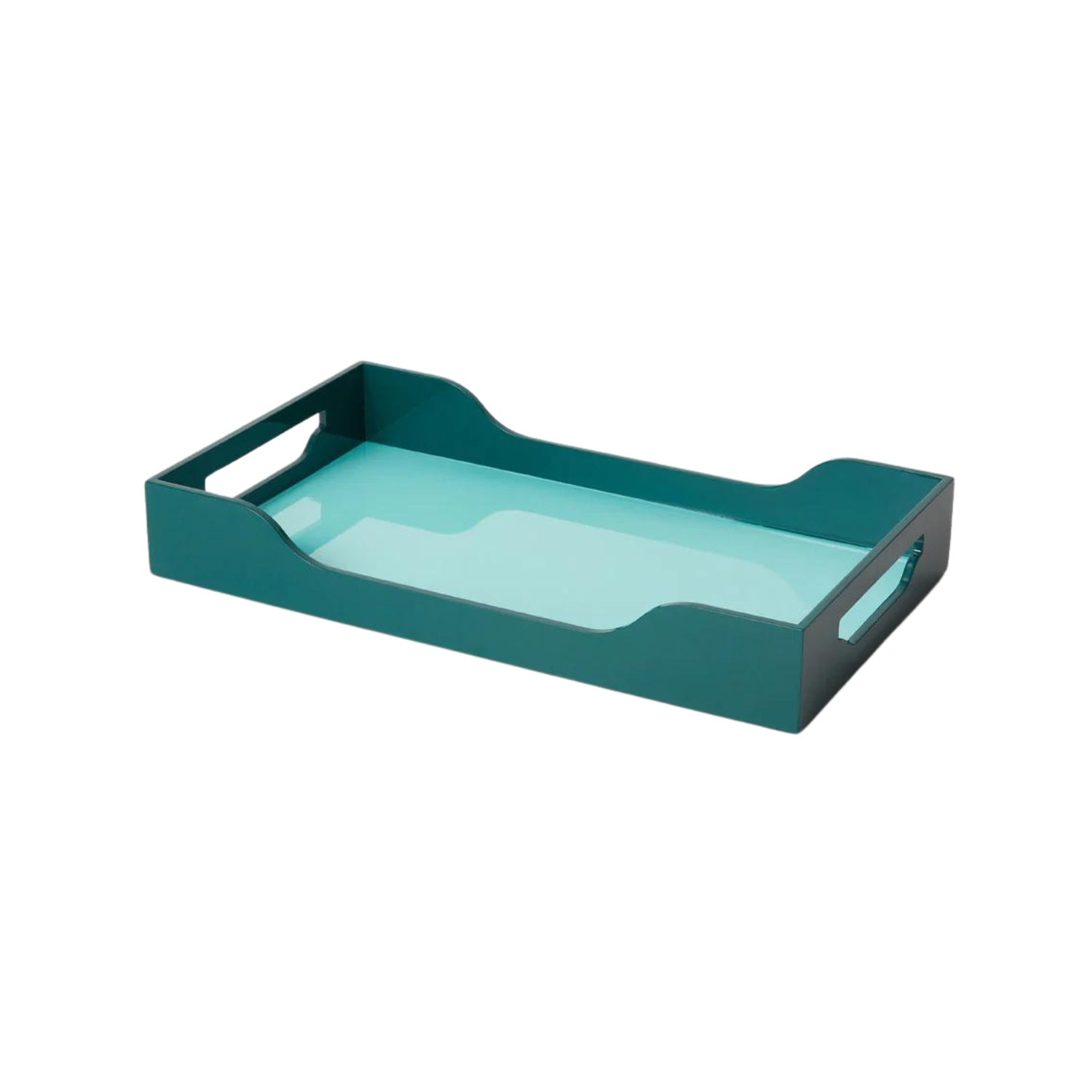 Printworks Lacquered Tray – Swell Turkos/Grön M