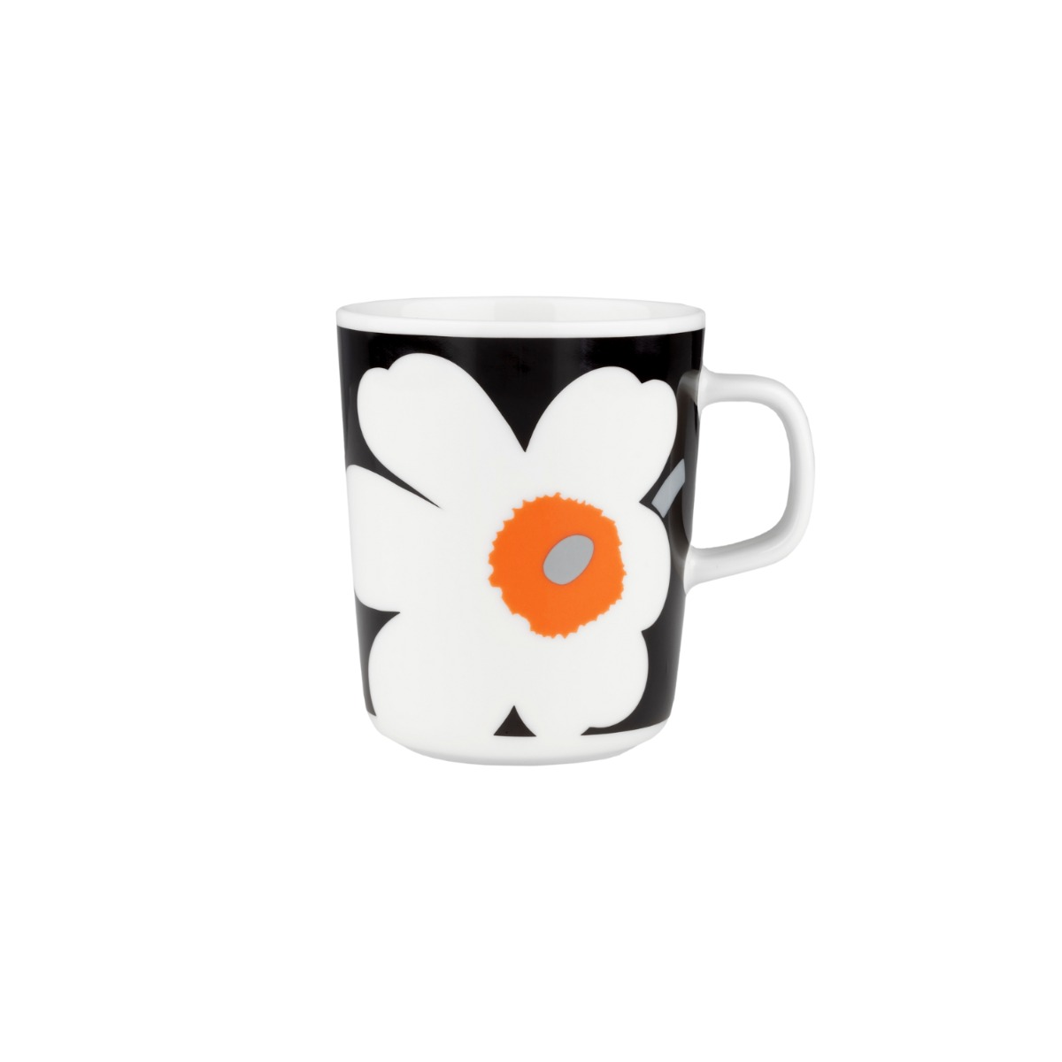 Marimekko Mugg Unikko 2.5 dl Svart/Orange