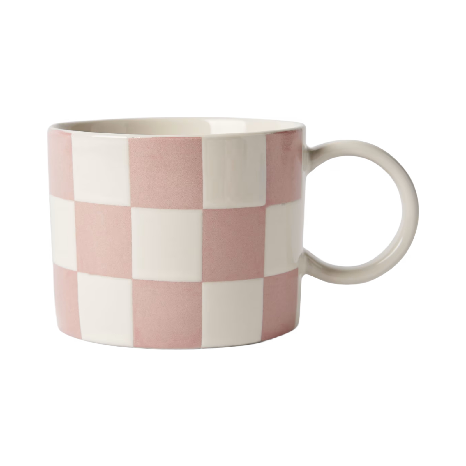 ÅHLÉNS HOME Mugg Ada checker Rosa