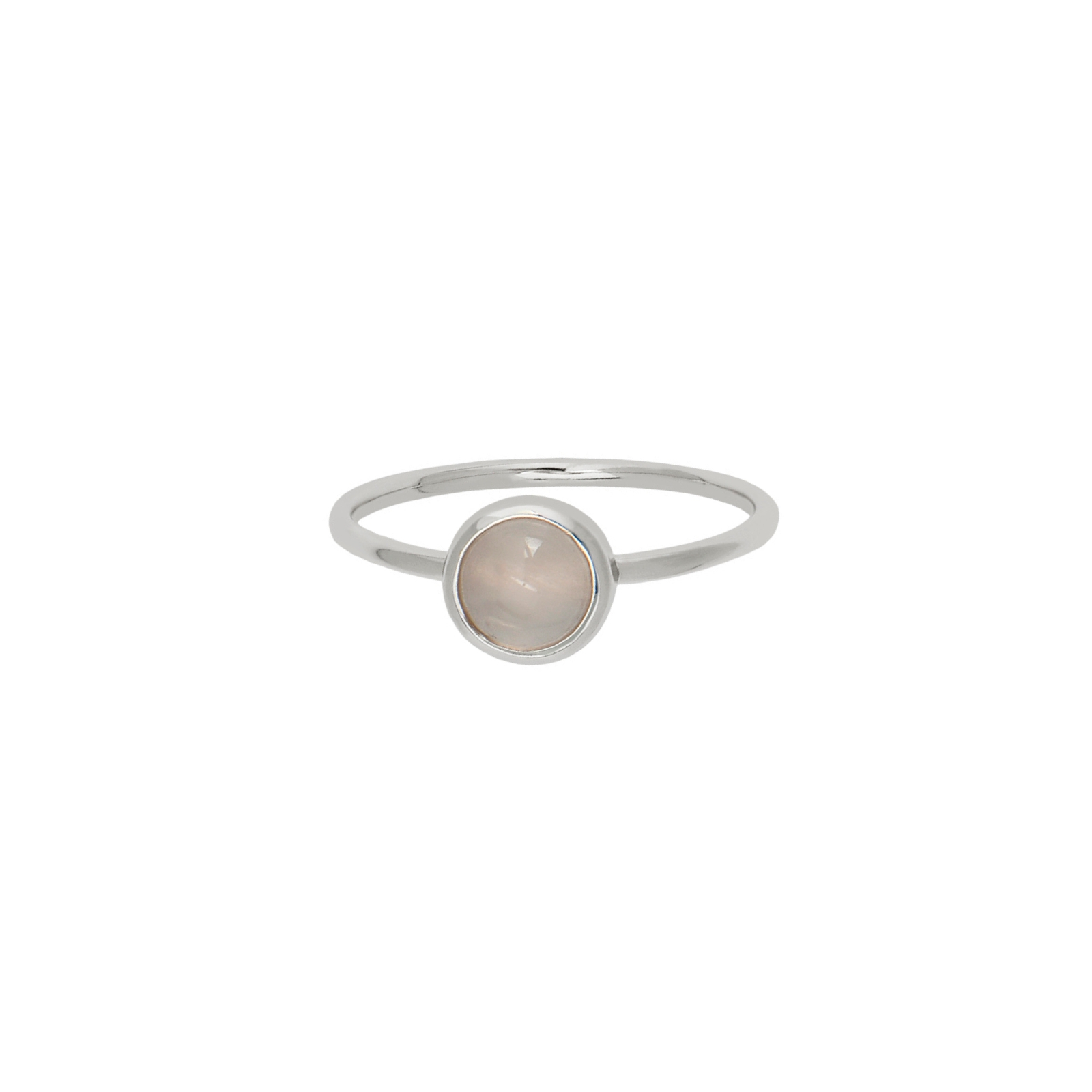 Created By Designtorget Ring Dear Silver Rosa 17 mm