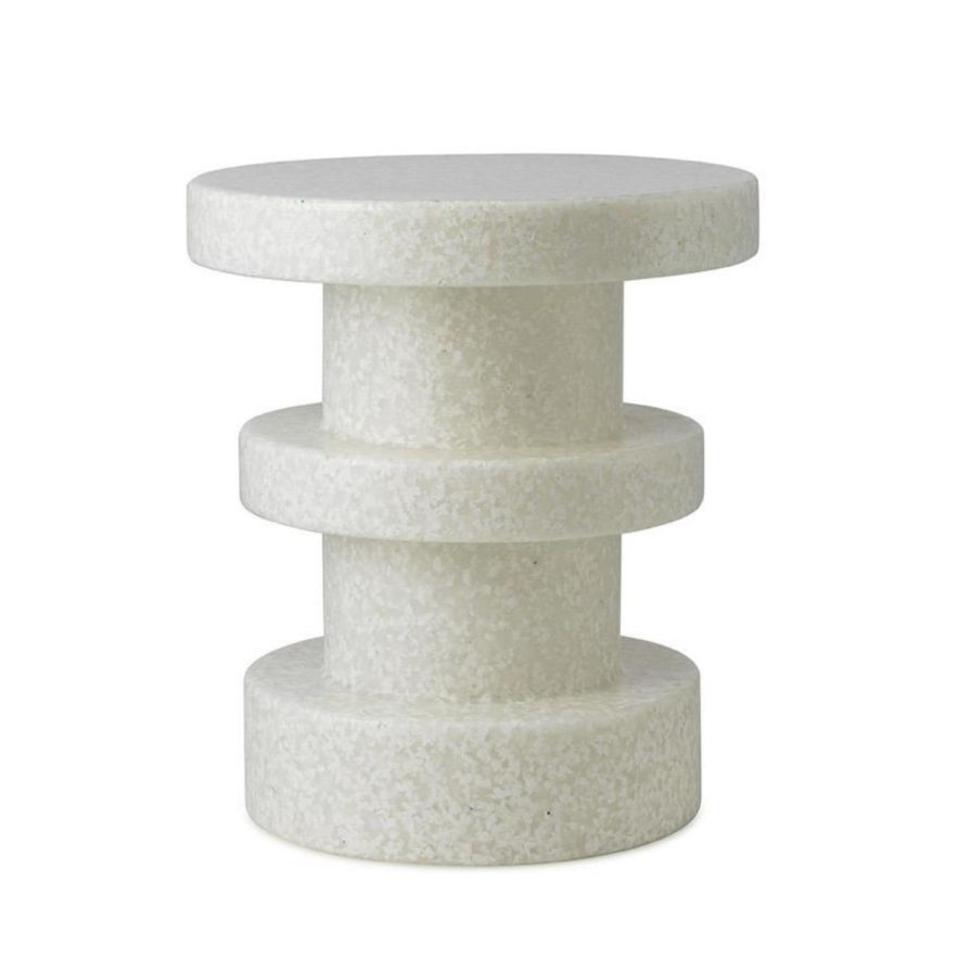 Normann Copenhagen Pall / Sidebord Bit Stack Vit