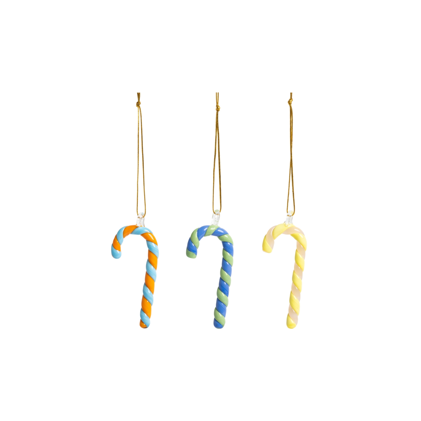 &Klevering Julhänge Candy Cane 3-pack Multi