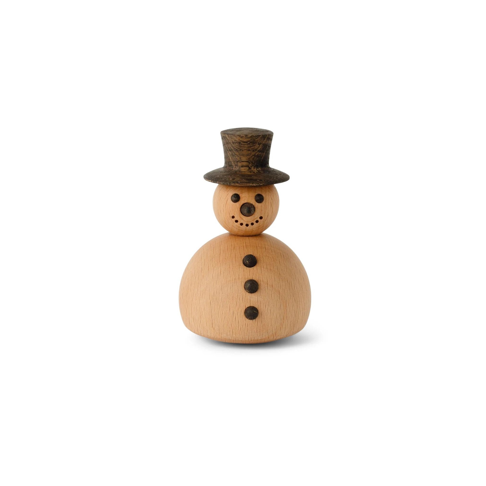 Läs mer om Träfigur Snowman 9,4cm