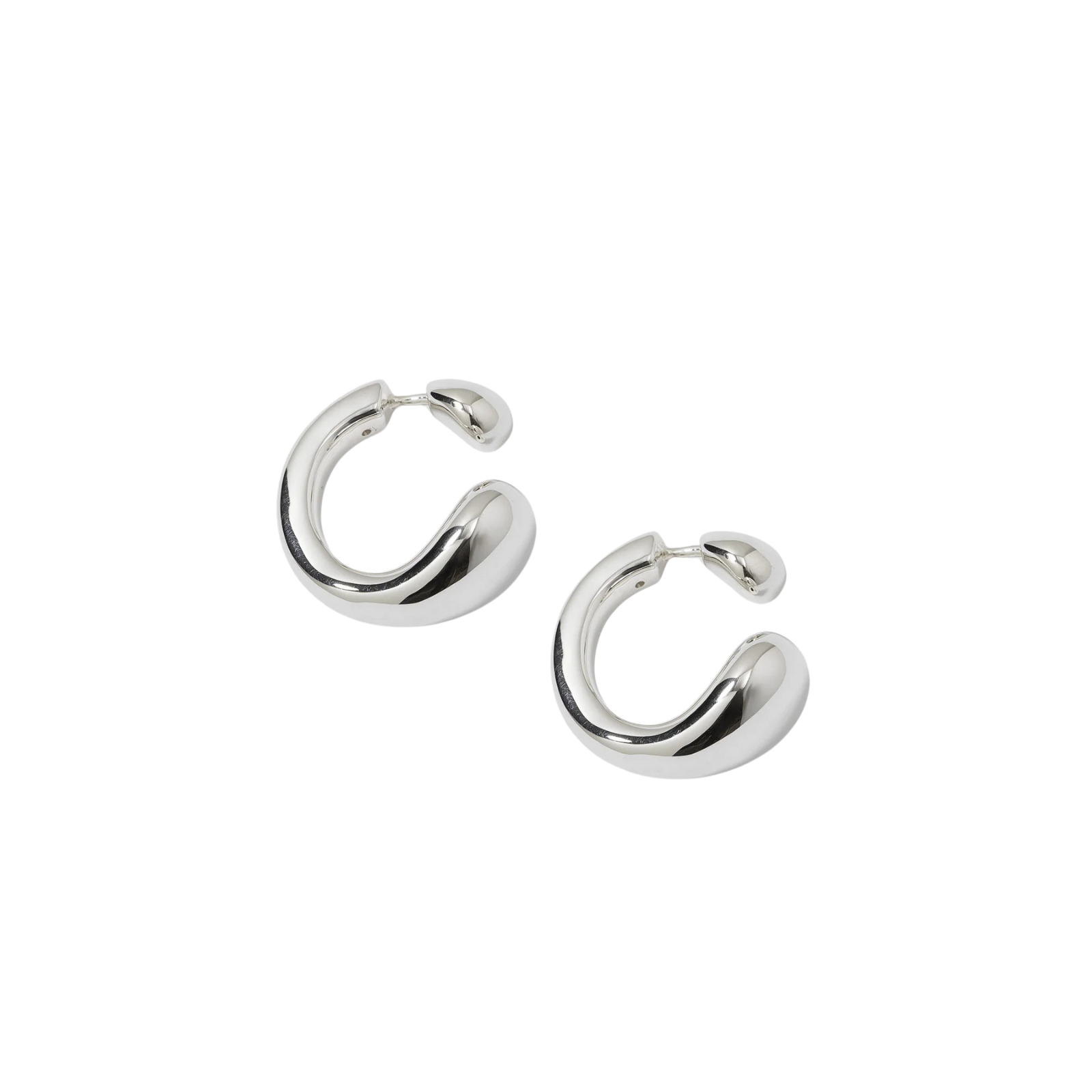 Örhängen Bolded Drops Silver