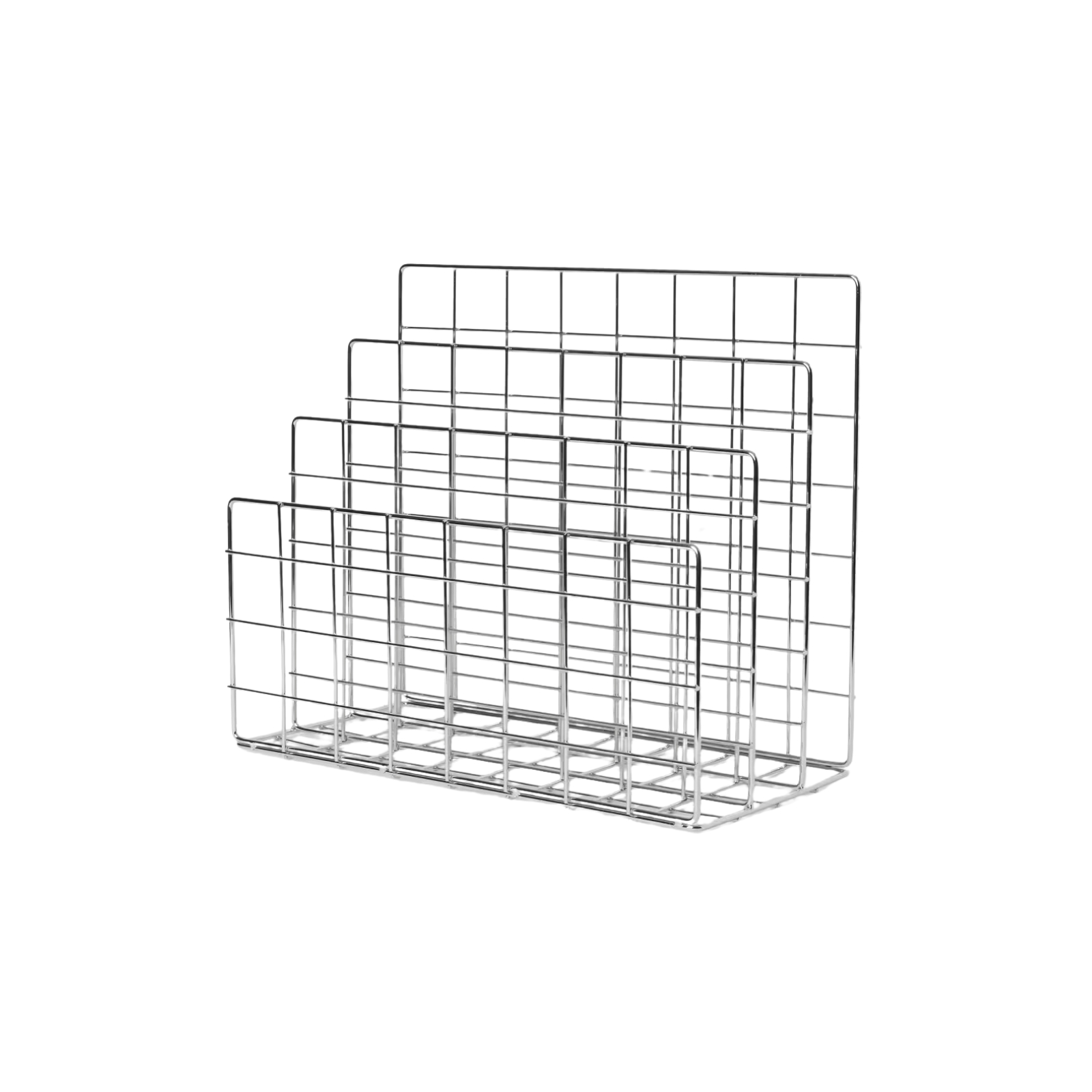 Tidningsställ Koster 37x18x32 cm Krom