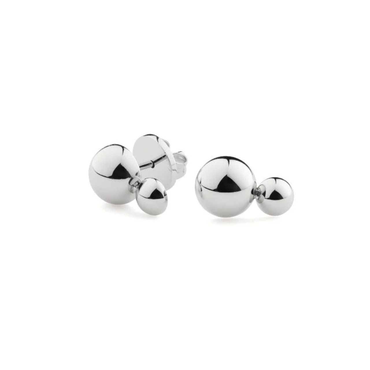 Örhängen Solar Duo Silver