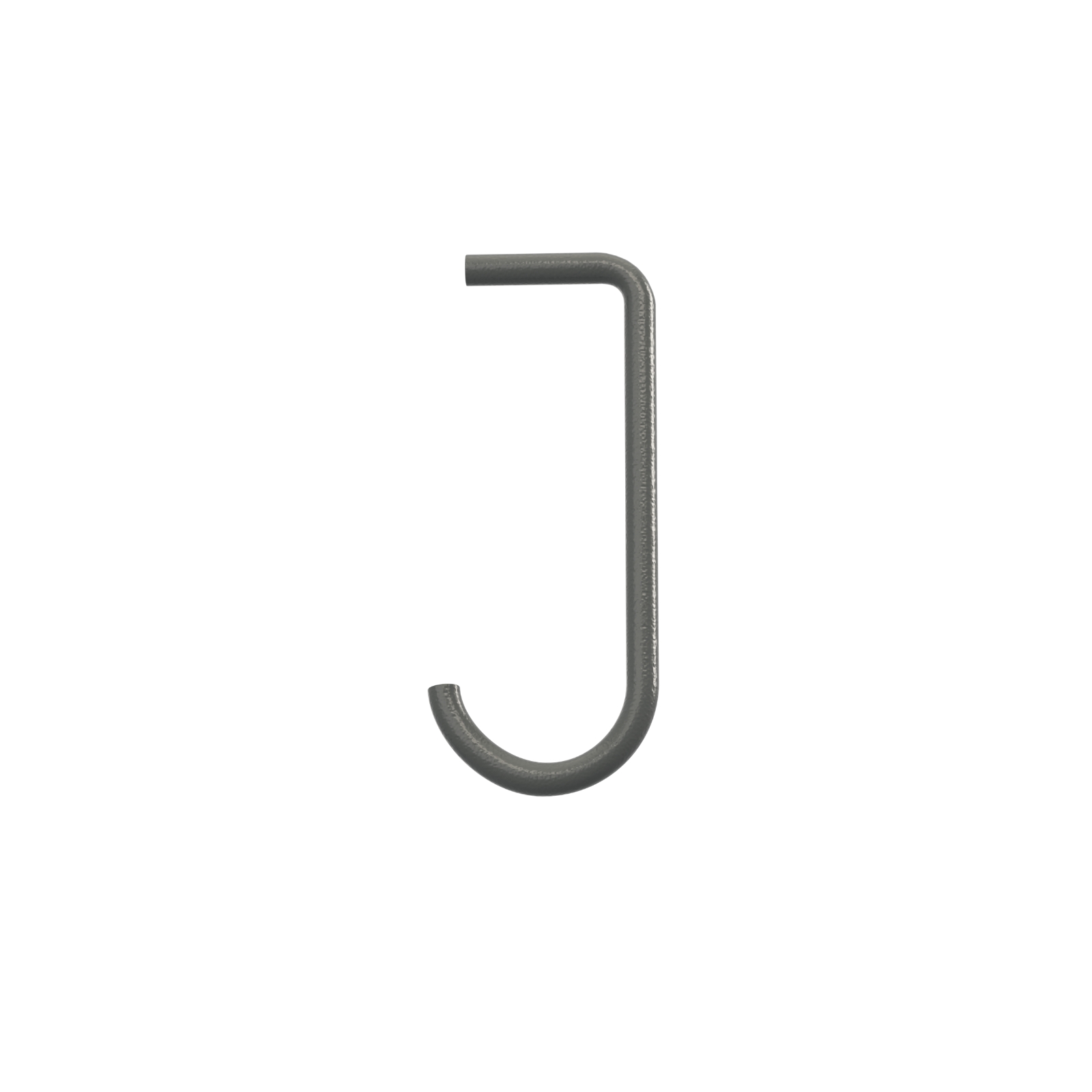 J-krok 5p puverackerat stål Mörkgrå
