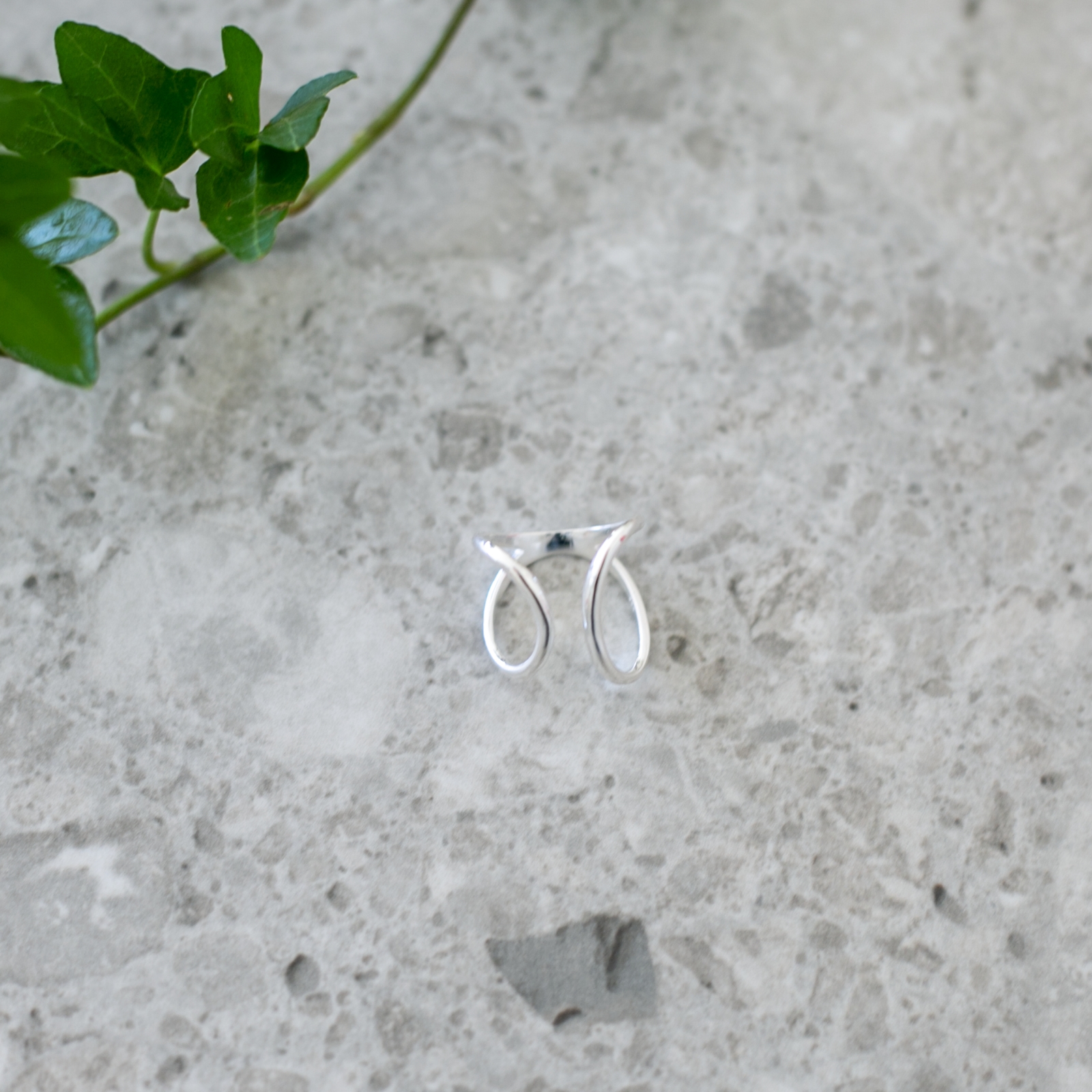 Ring Drop Silver 20 mm