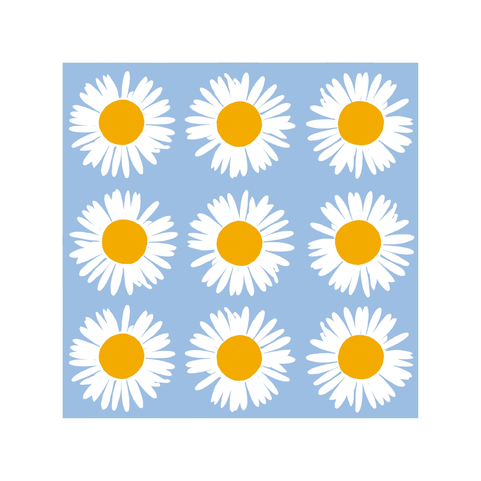 Servett Auringonkukka 33 cm Blå
