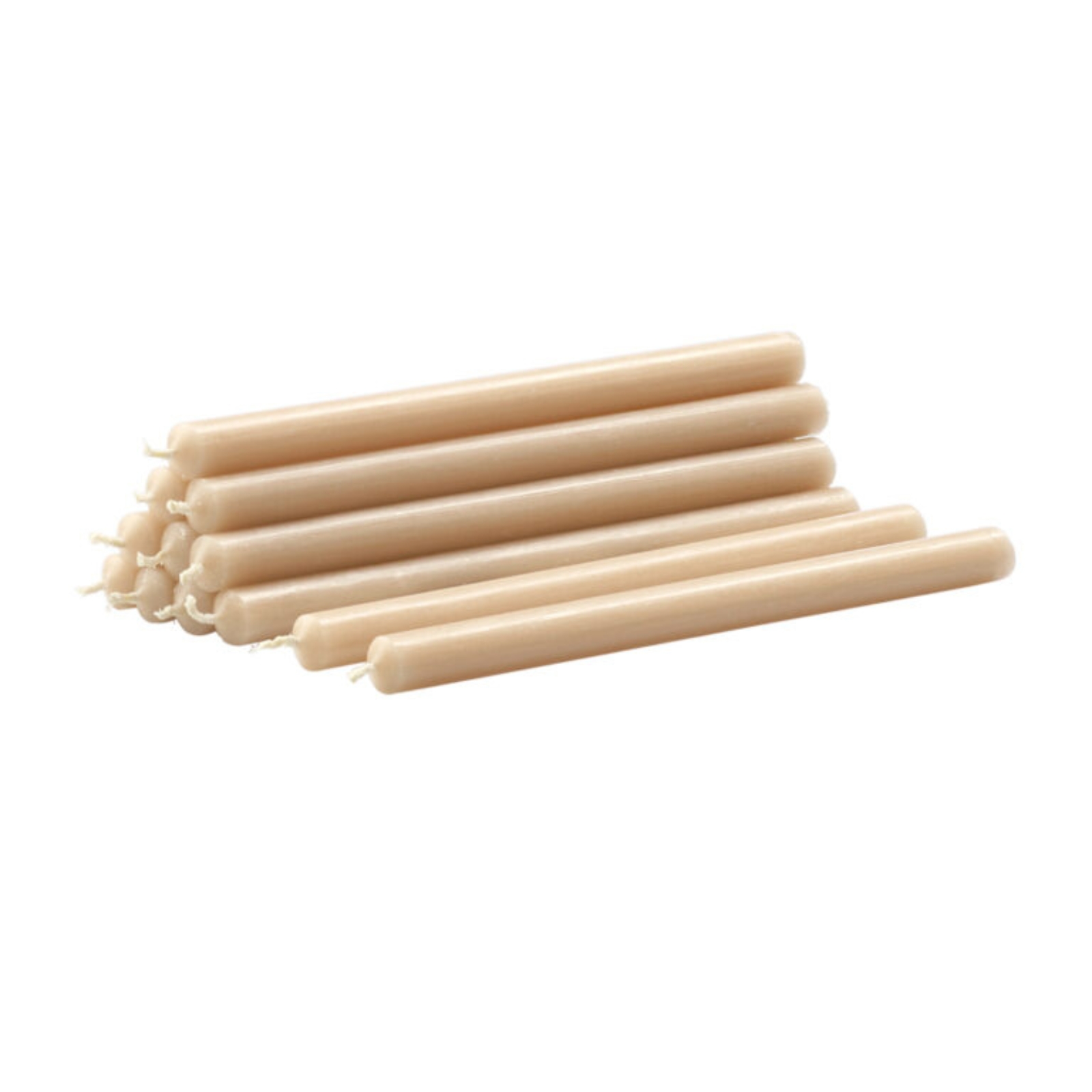 Ljus Stoff Nagel H23 12-pack Beige