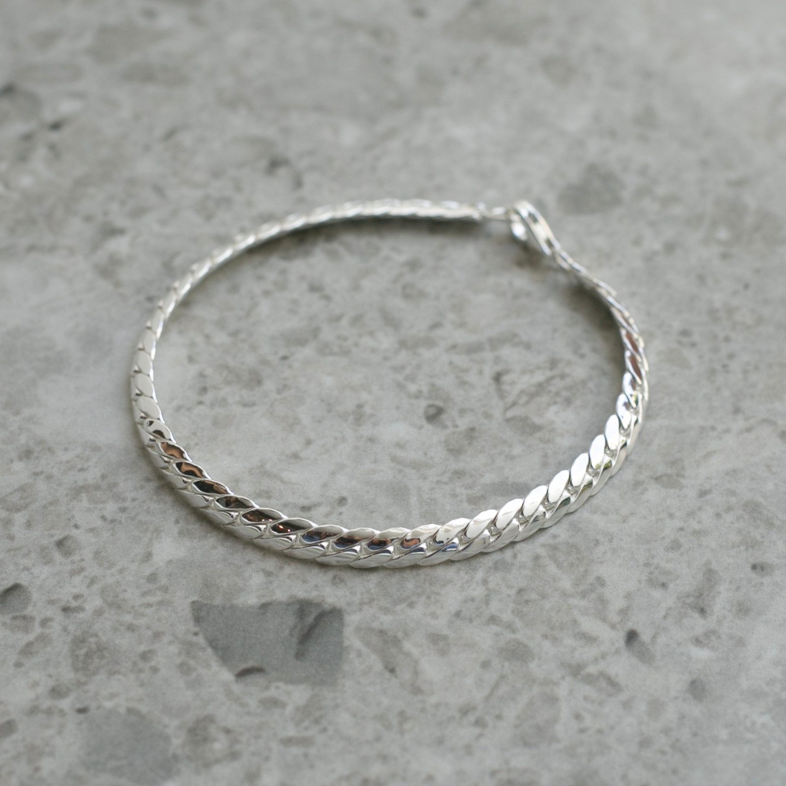 Armband Blanca 19 cm silver