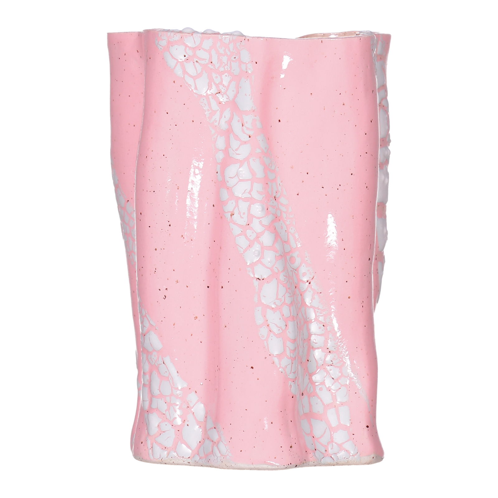 Vas Swirly 18,5 cm Rosa