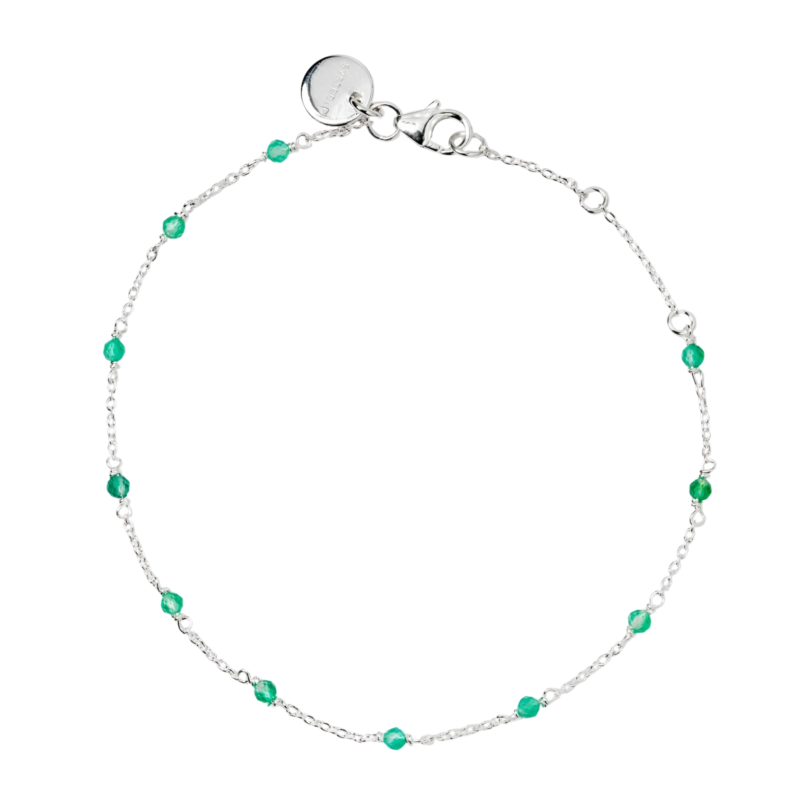 Armband Santa Monica Grön silver