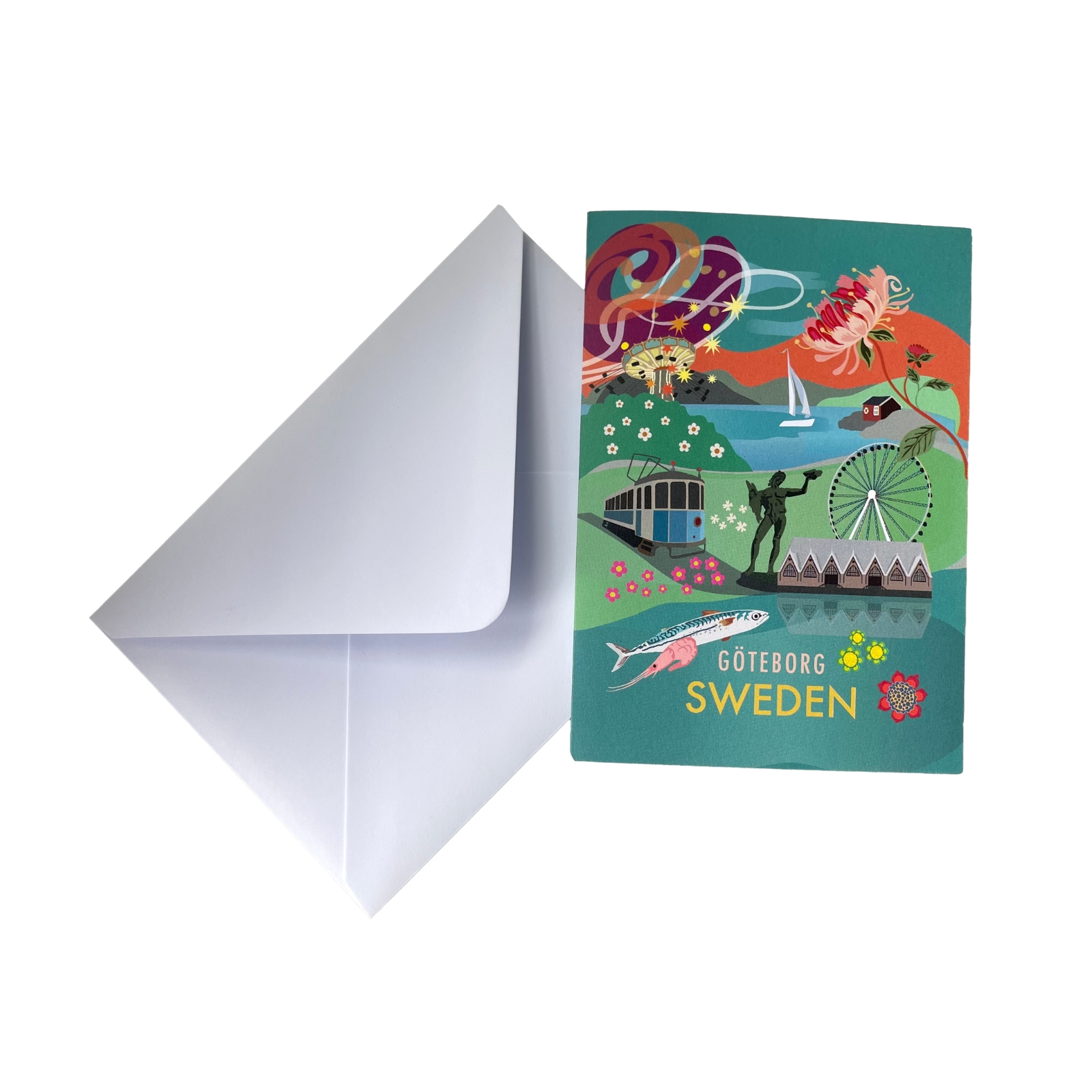 Kort m. Kuvert Göteborg 10x15 cm