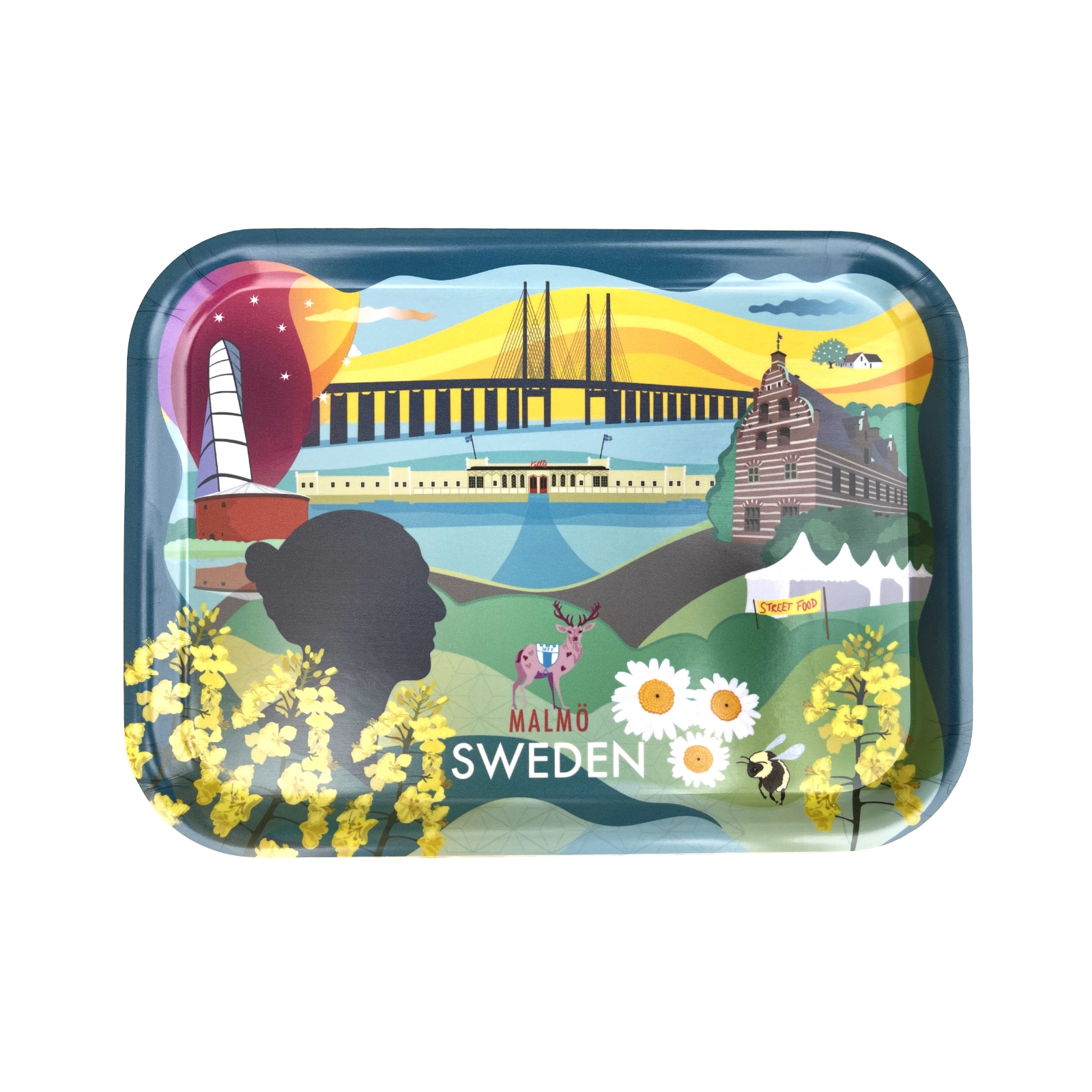 Bricka 20x27 cm Malmö