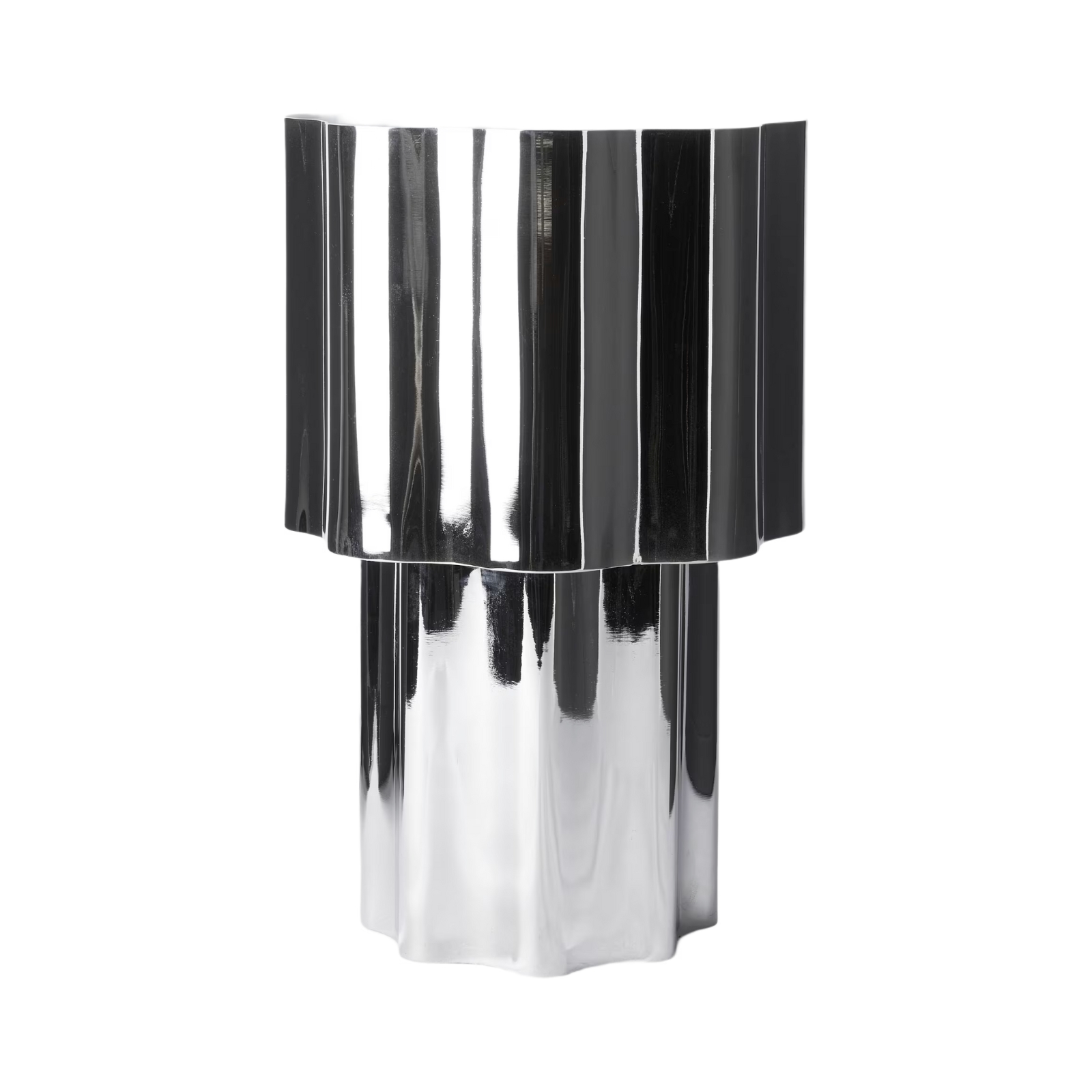 Bordslampa Wave 36cm Krom