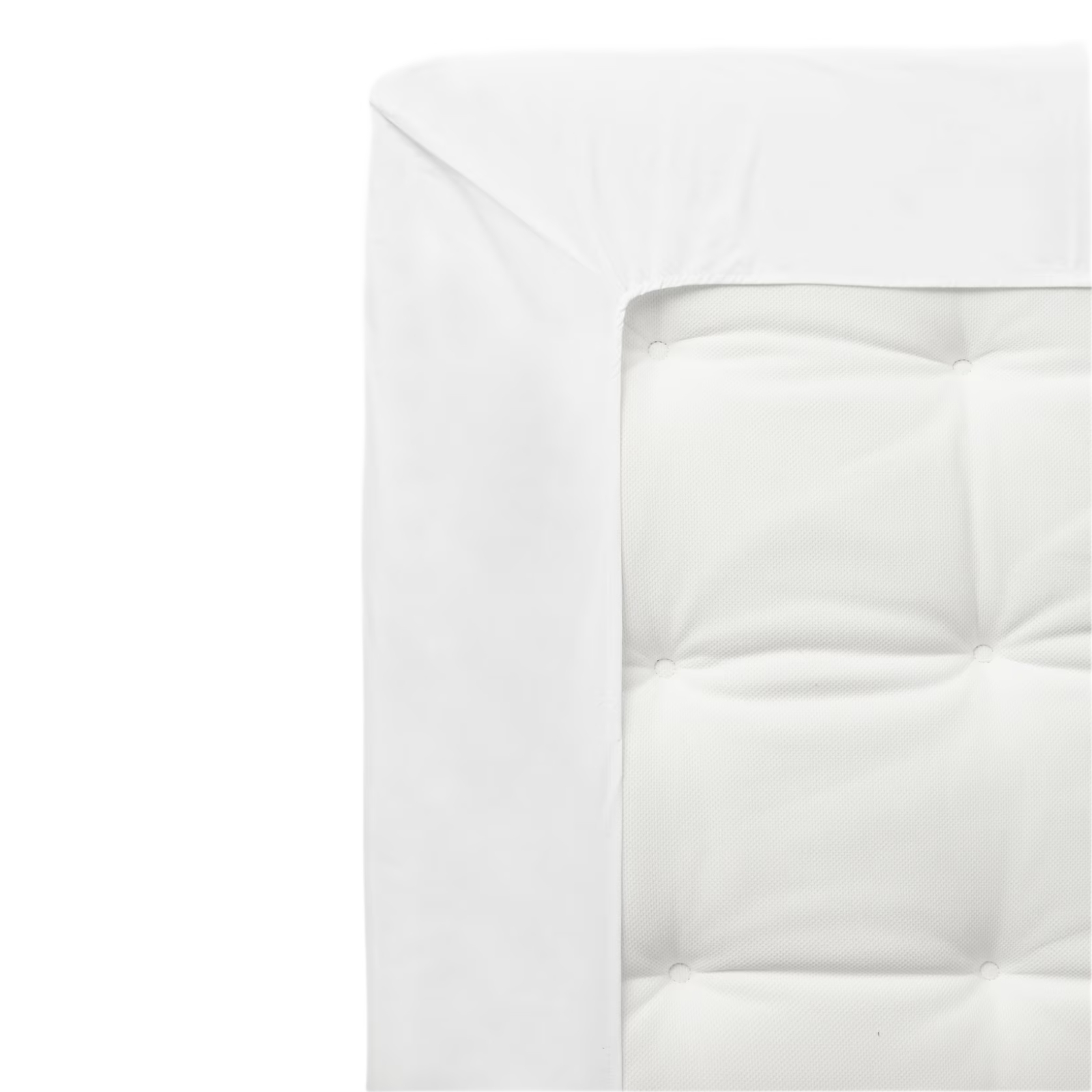 Dra-på-lakan VIDE percale vit 120x200