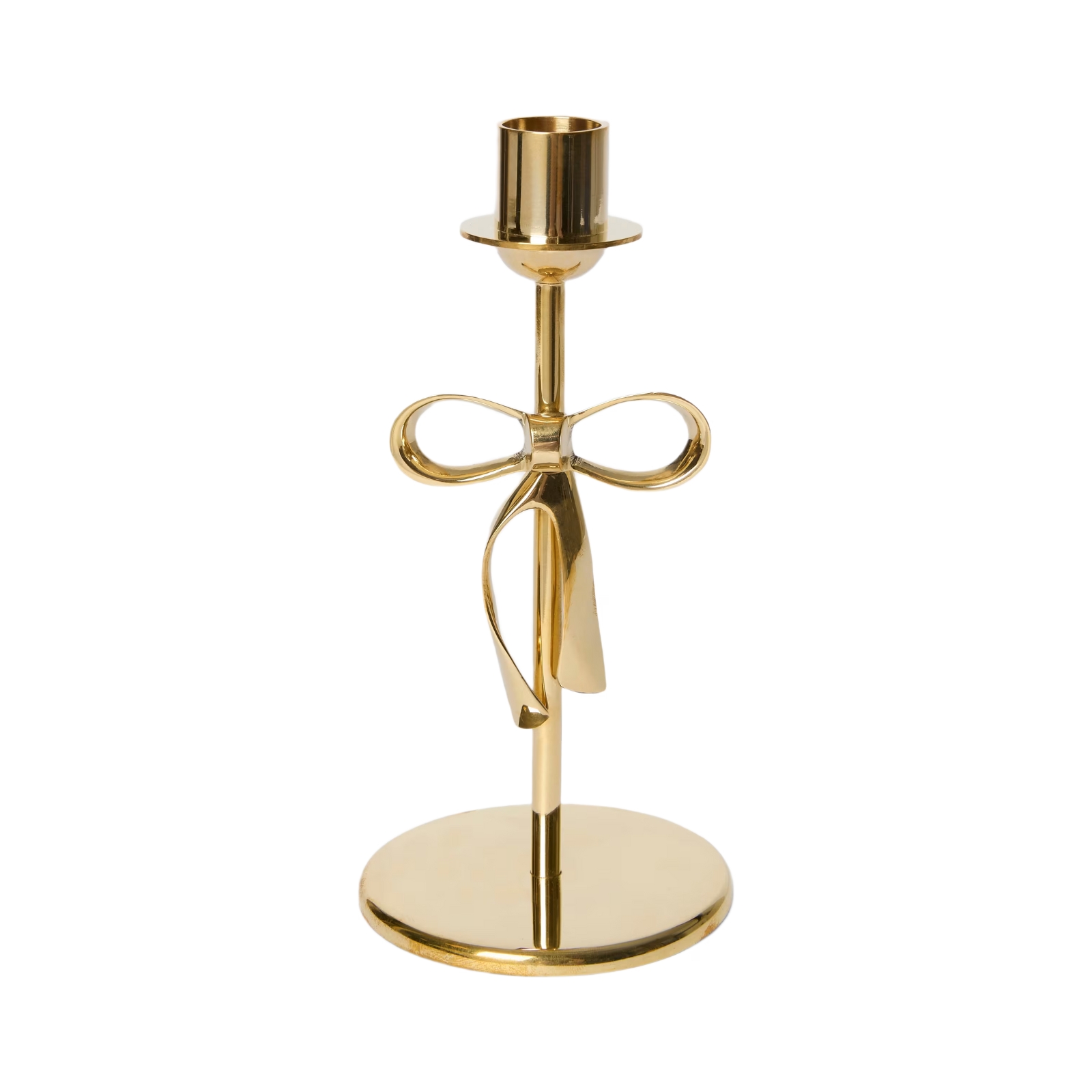 Ljusstake Bow S Guld