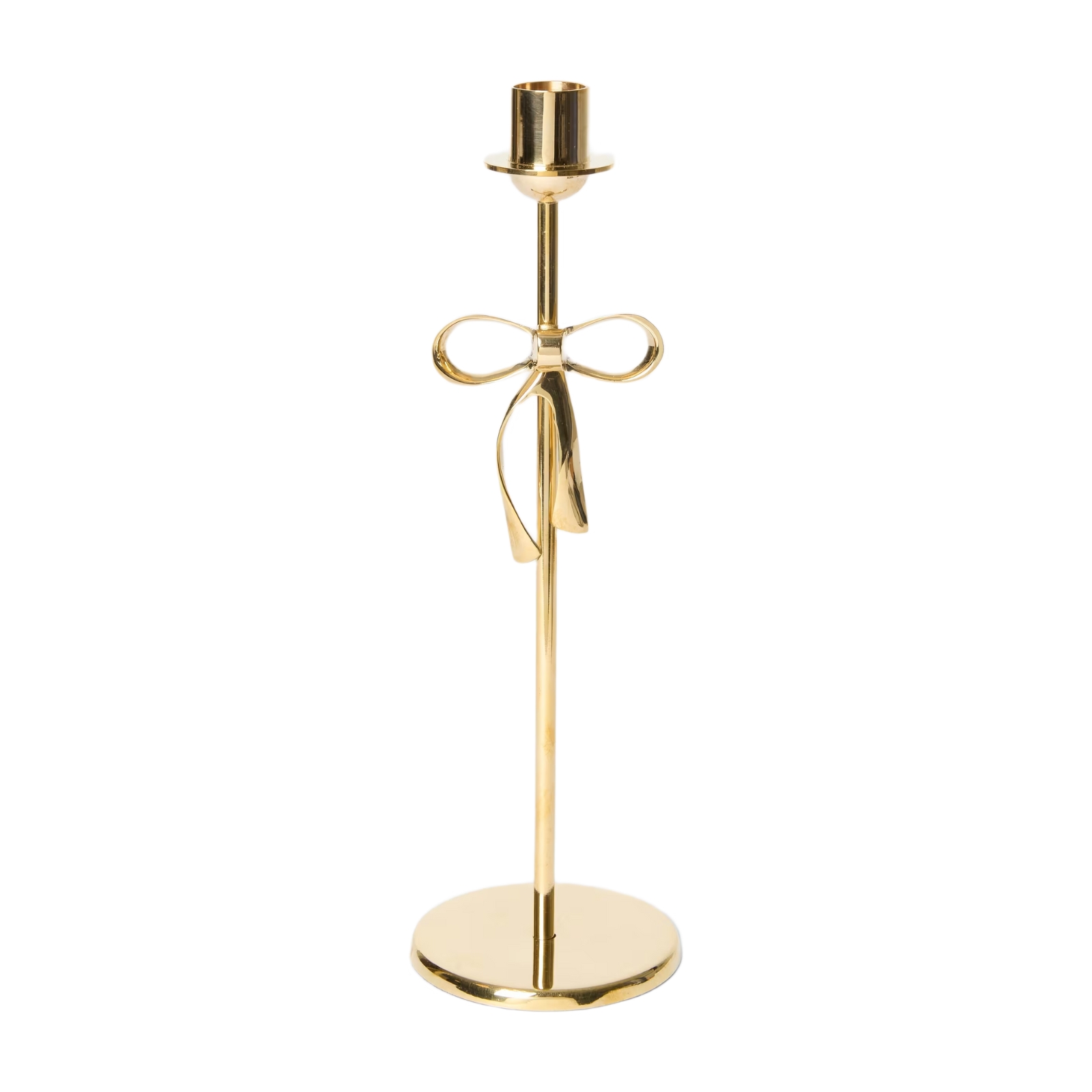 Ljusstake Bow L Guld