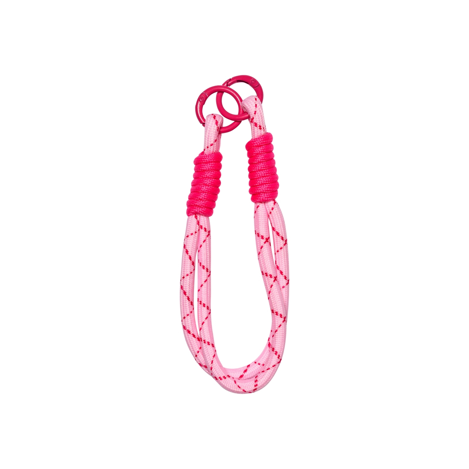 BAG CHARM Rope Pink