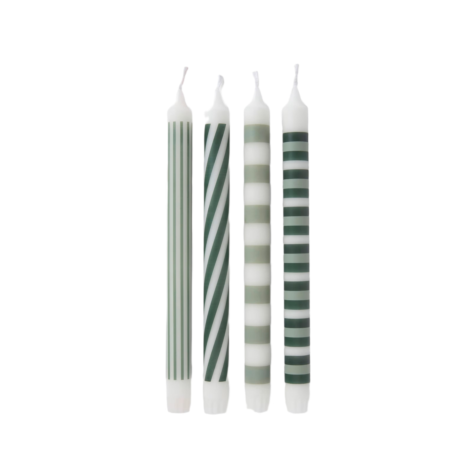 Ljus Randig 4-pack Grön