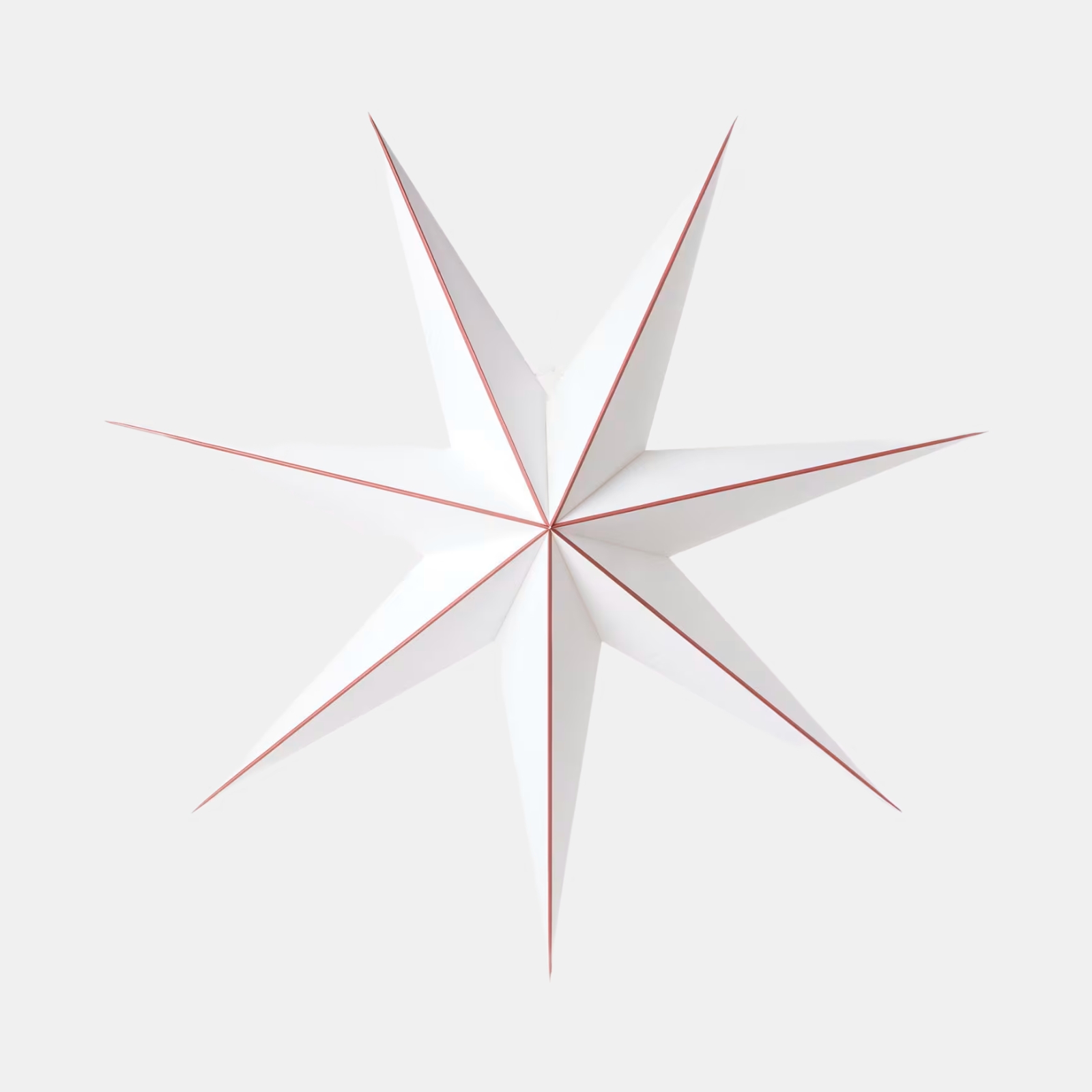 Adventsstjärna Noelle 90cm Vit/röd