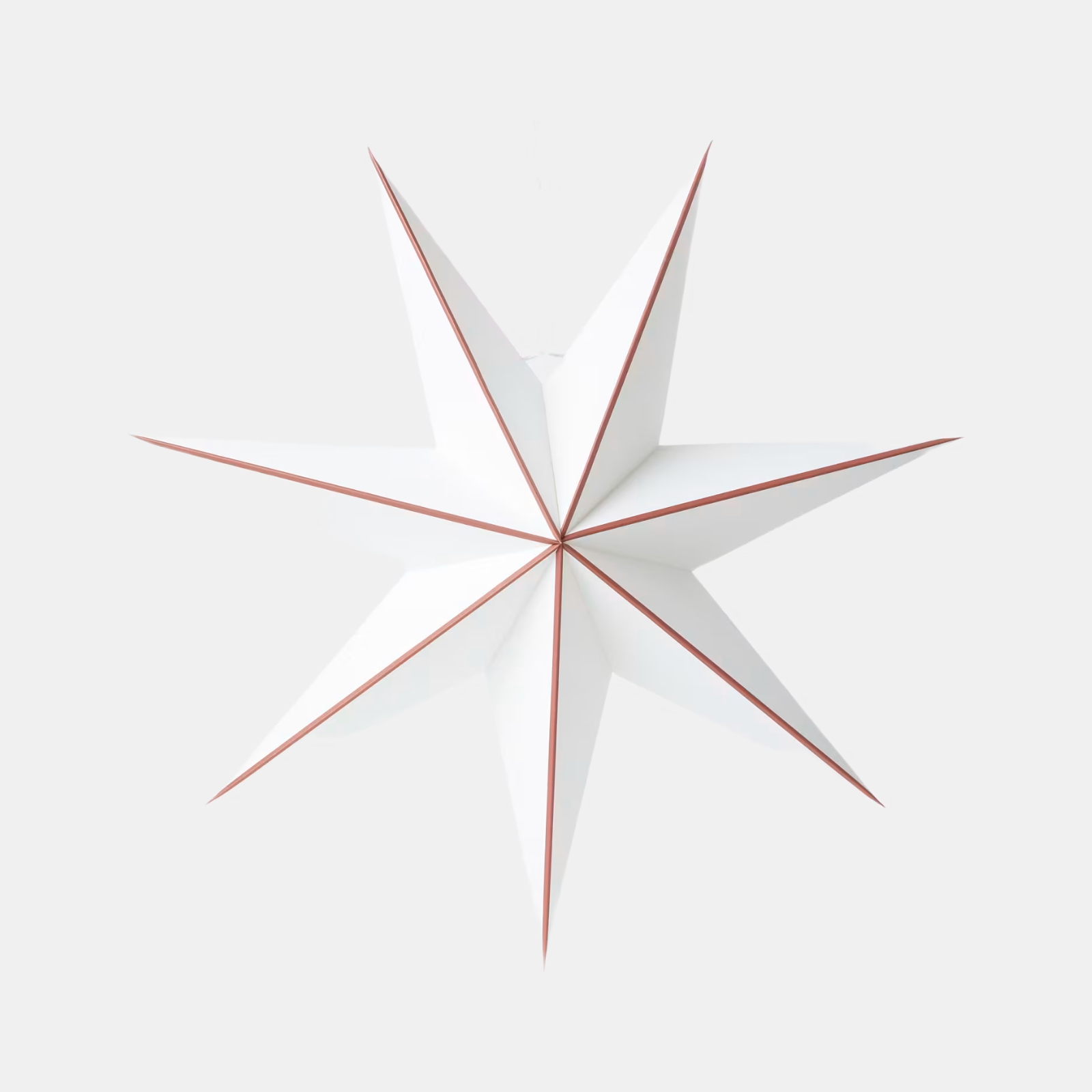 Adventsstjärna Noelle 60cm Vit/röd