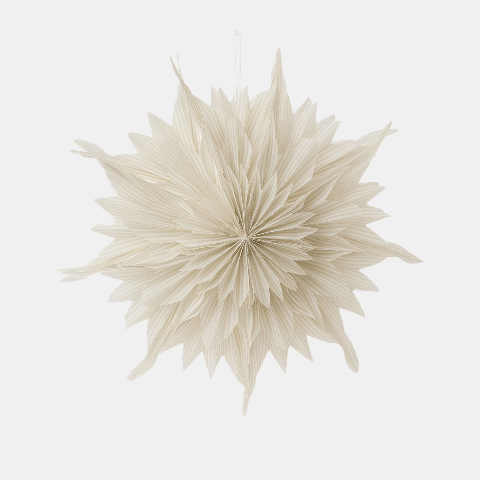 Adventsstjärna Eva Stripe Dia 50cm Beige