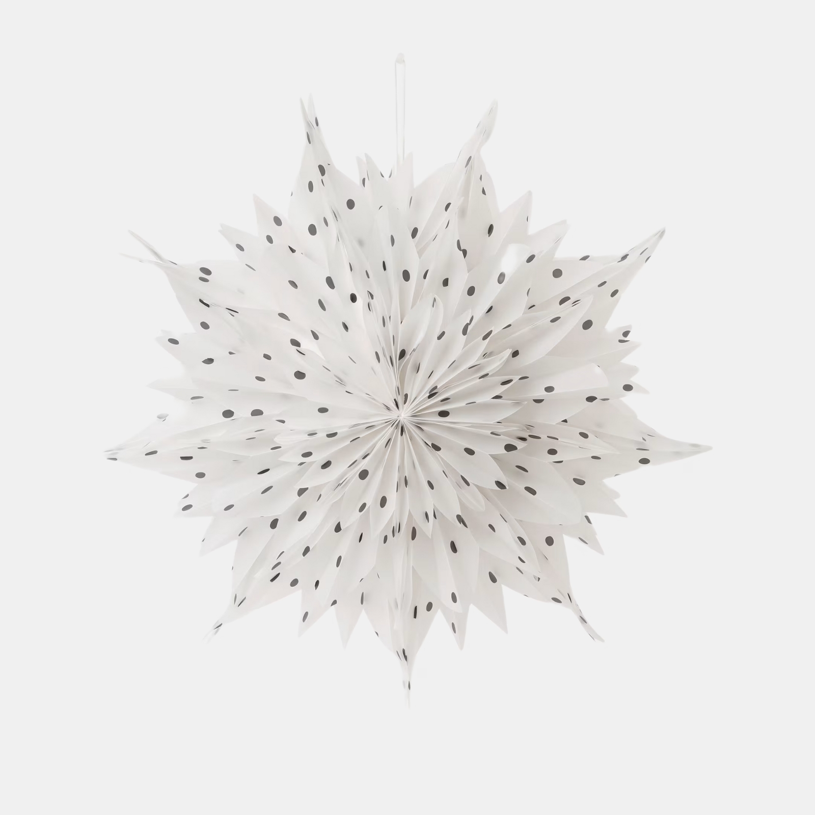 Adventsstjärna Eva Dots Dia 50cm Svart/Vit