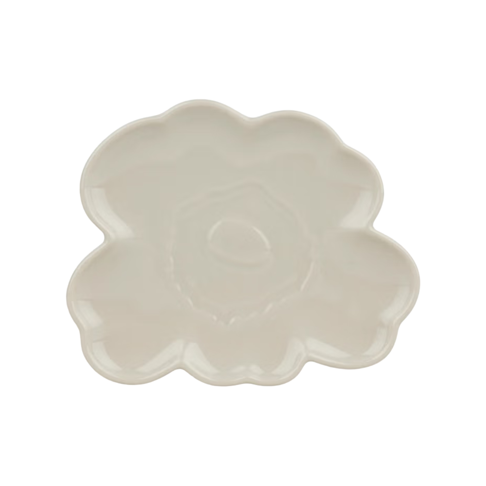 Fat Unikko shape 19 cm beige