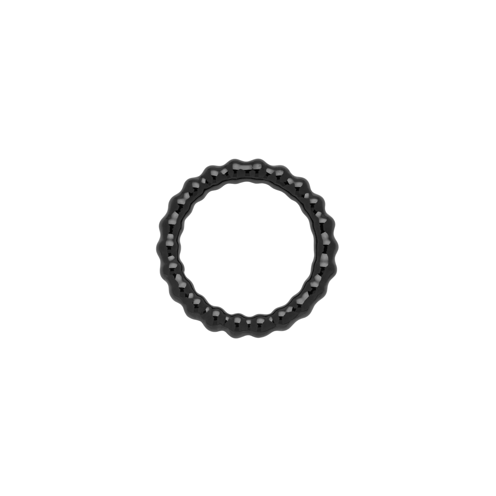 Ring Color ball Svart 17,5 mm