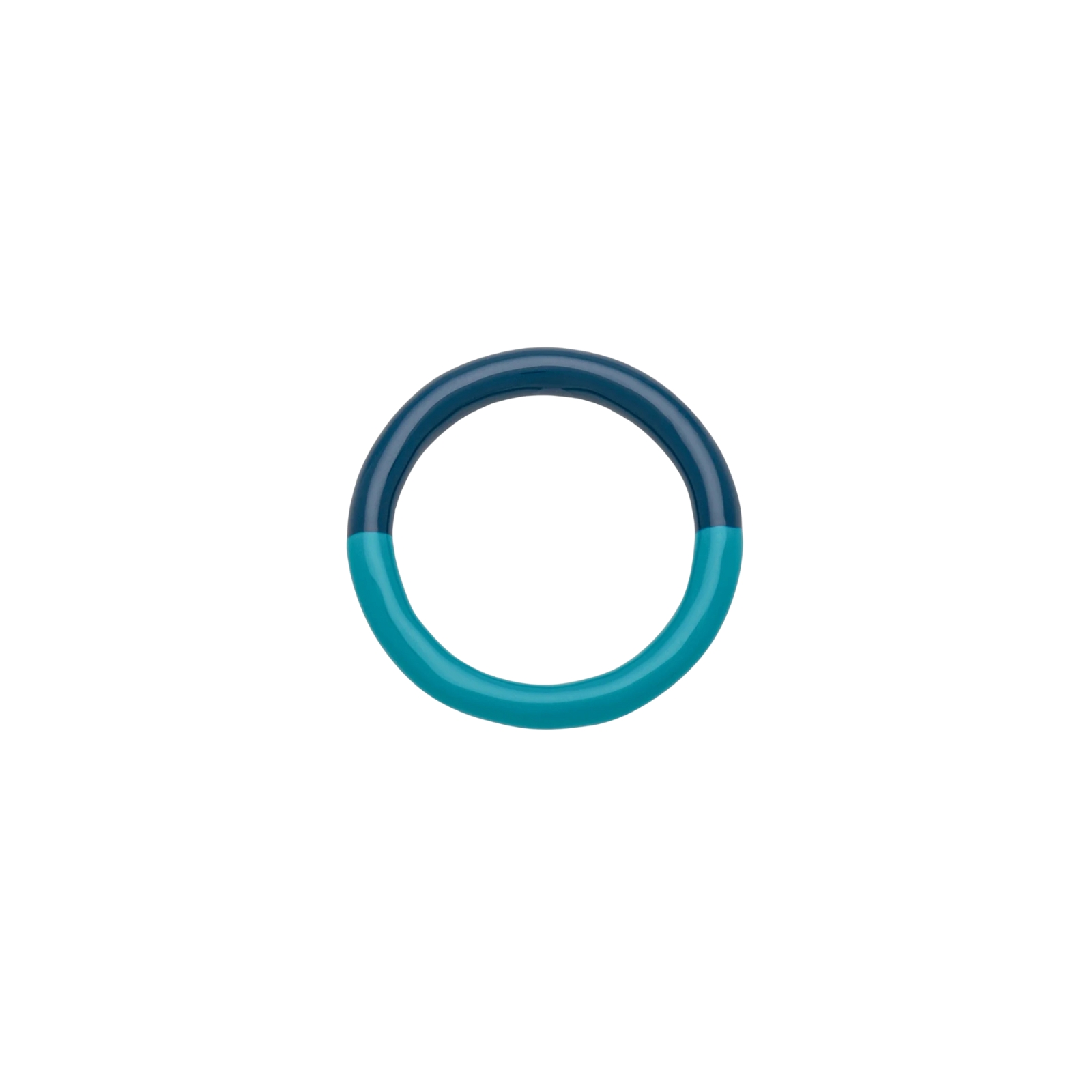 Ring Double color Blue/retro blue 19 mm