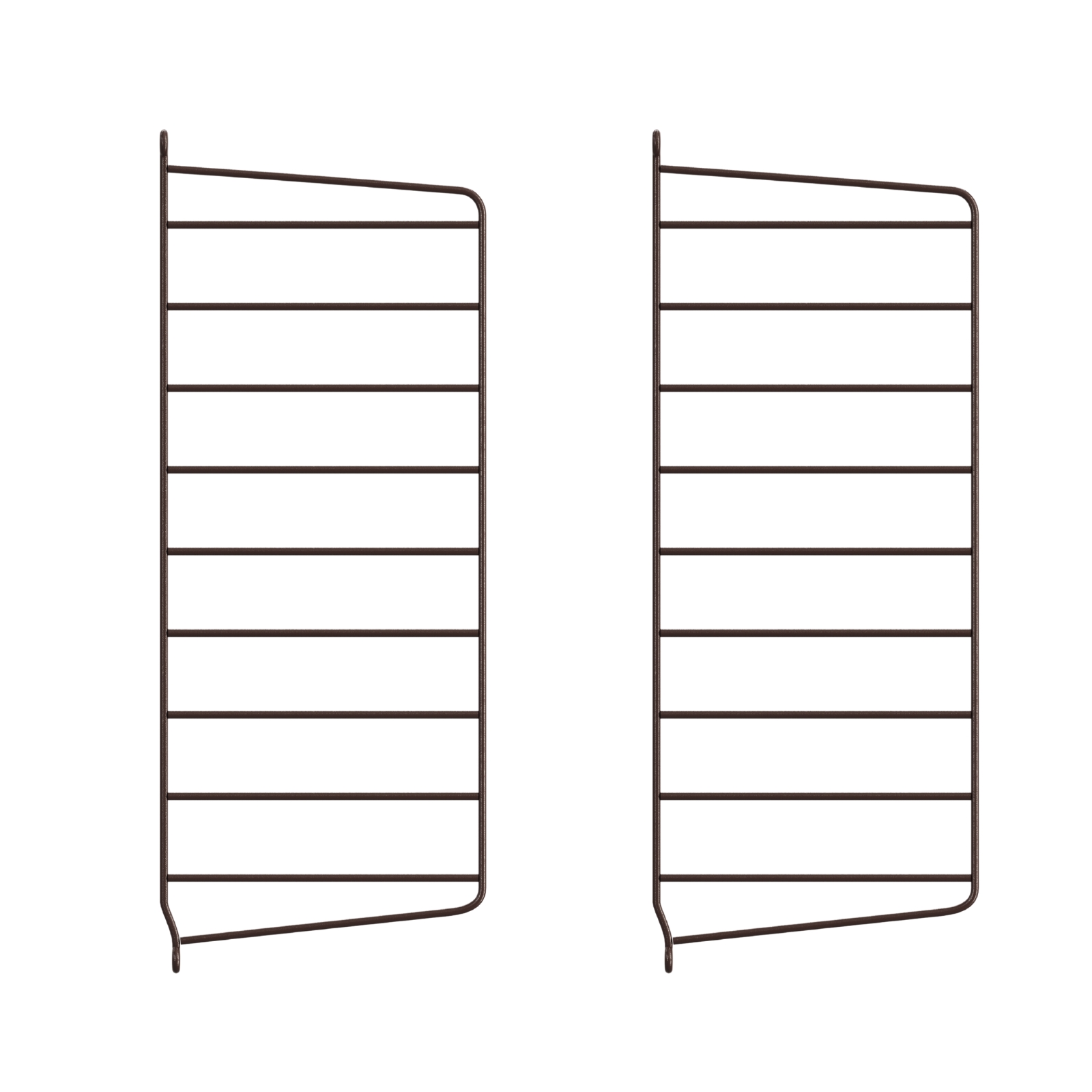 Väggavel 50x20 2-p mörkbrun