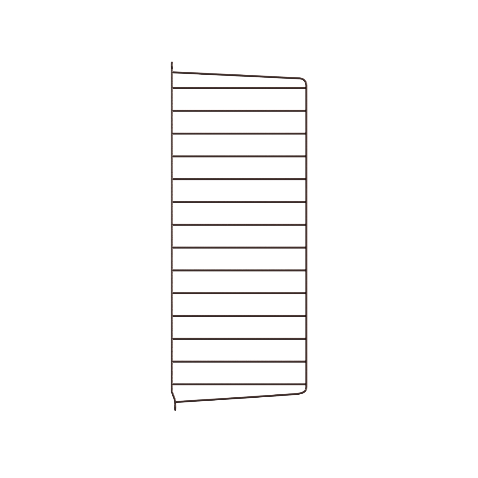 Väggavel 75x30 1-p mörkbrun