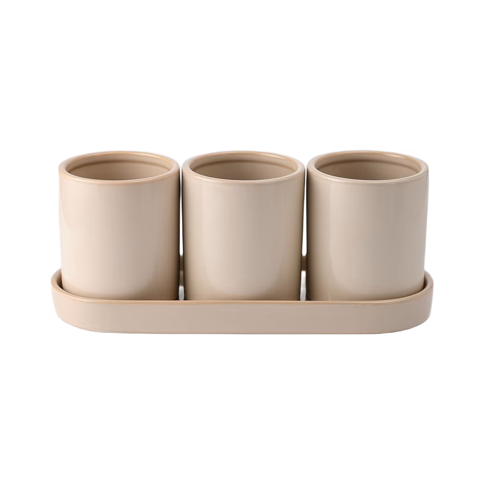 Örtkruka set Beige