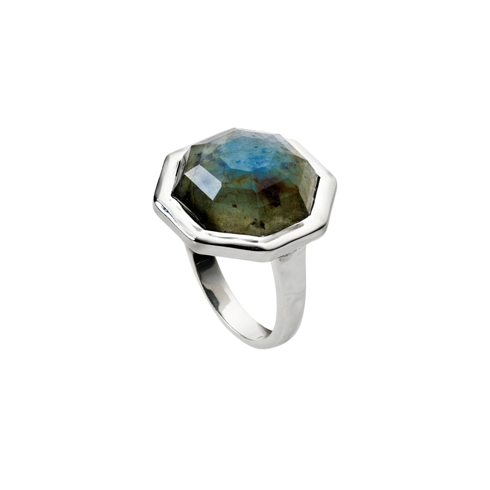 Ring Octagon Silver 18,5