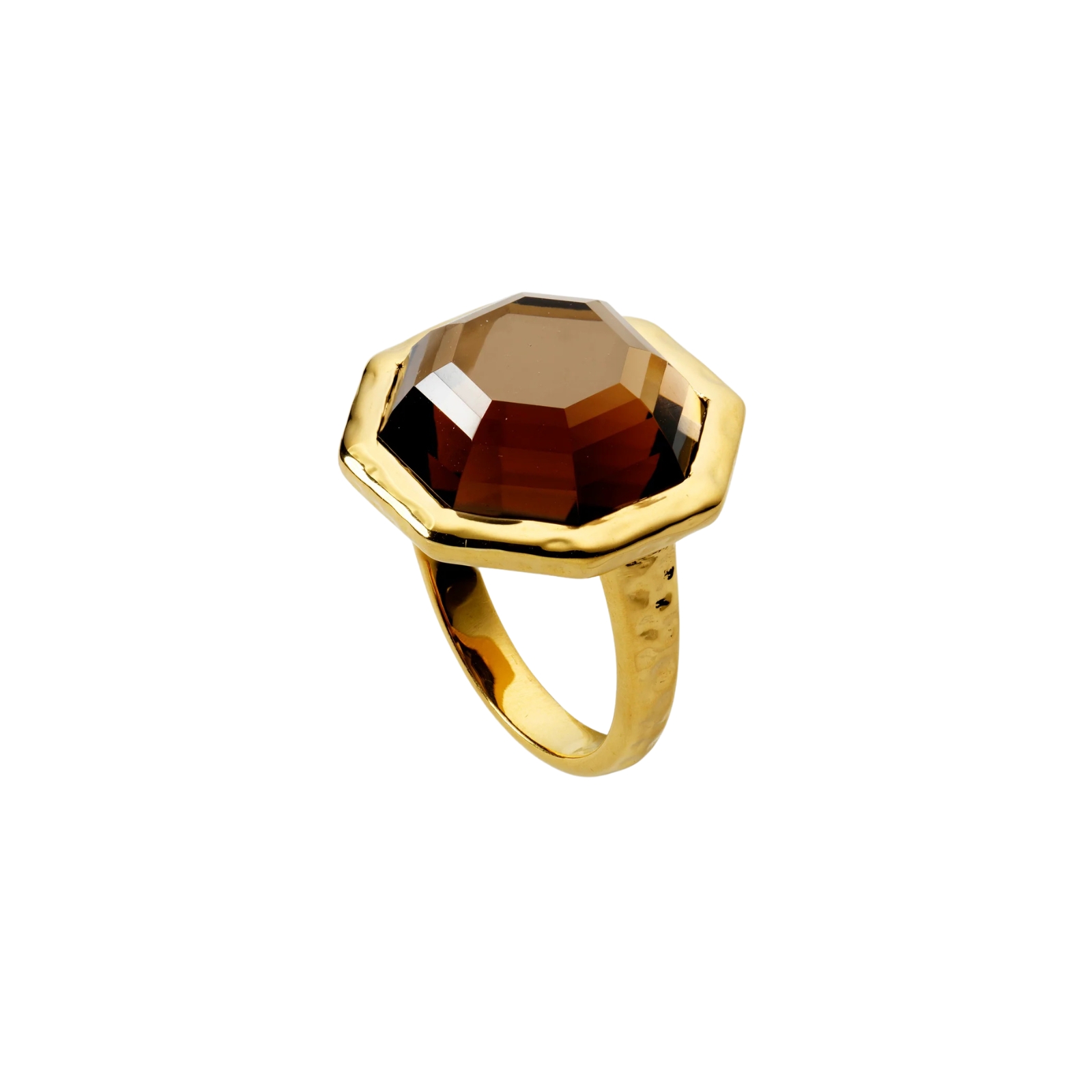Ring Octagon Guld 17,5