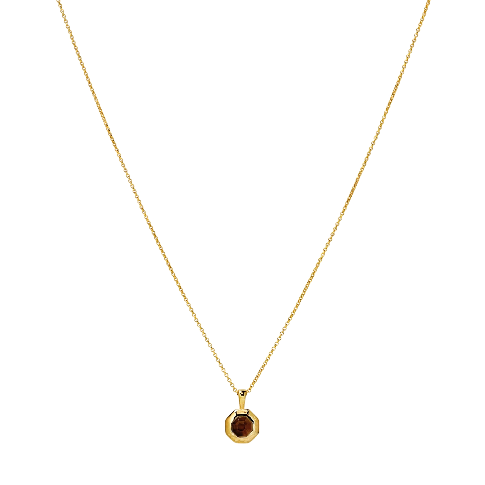 Halsband Octagon Guld