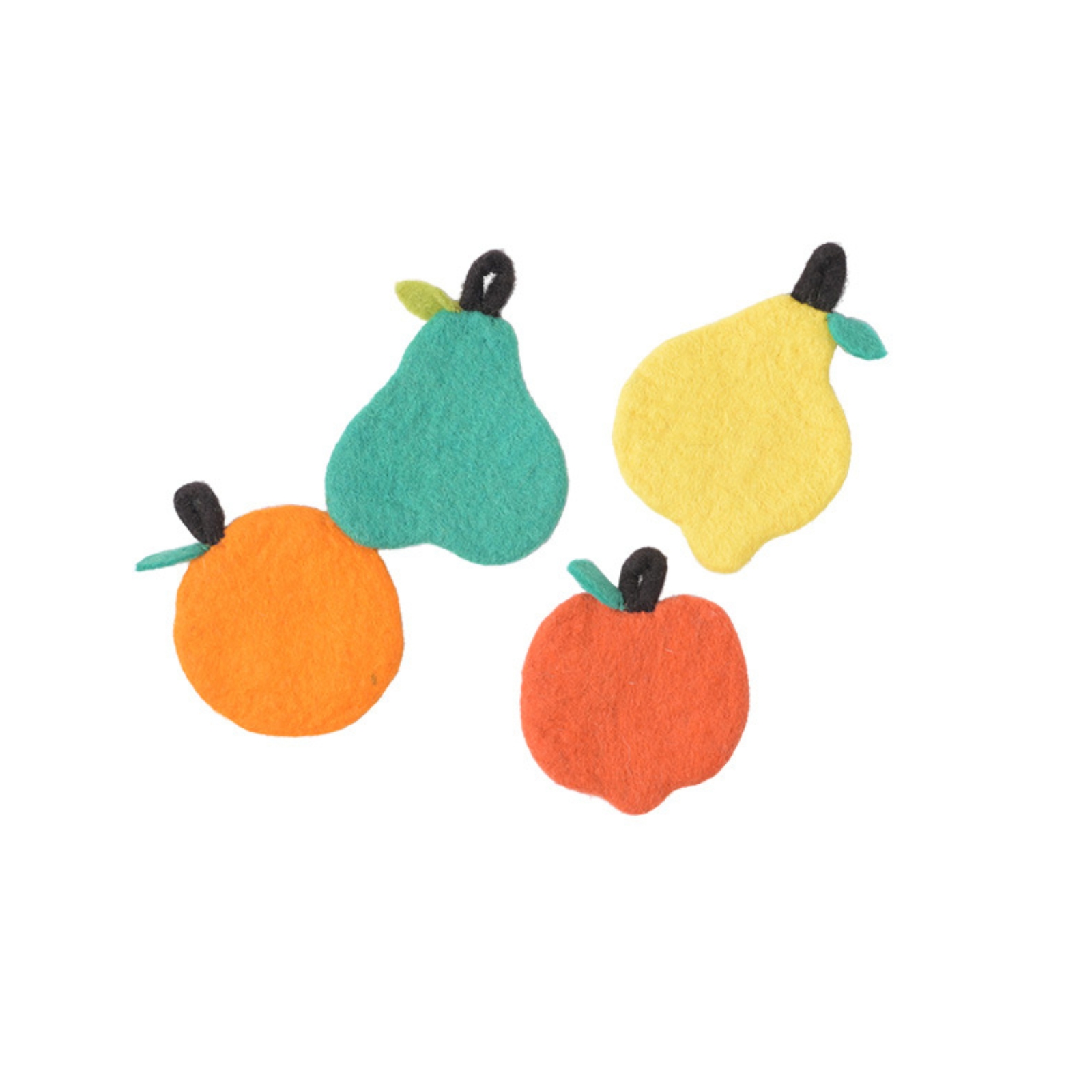 Glasunderlägg Frukter 4-pack Multi