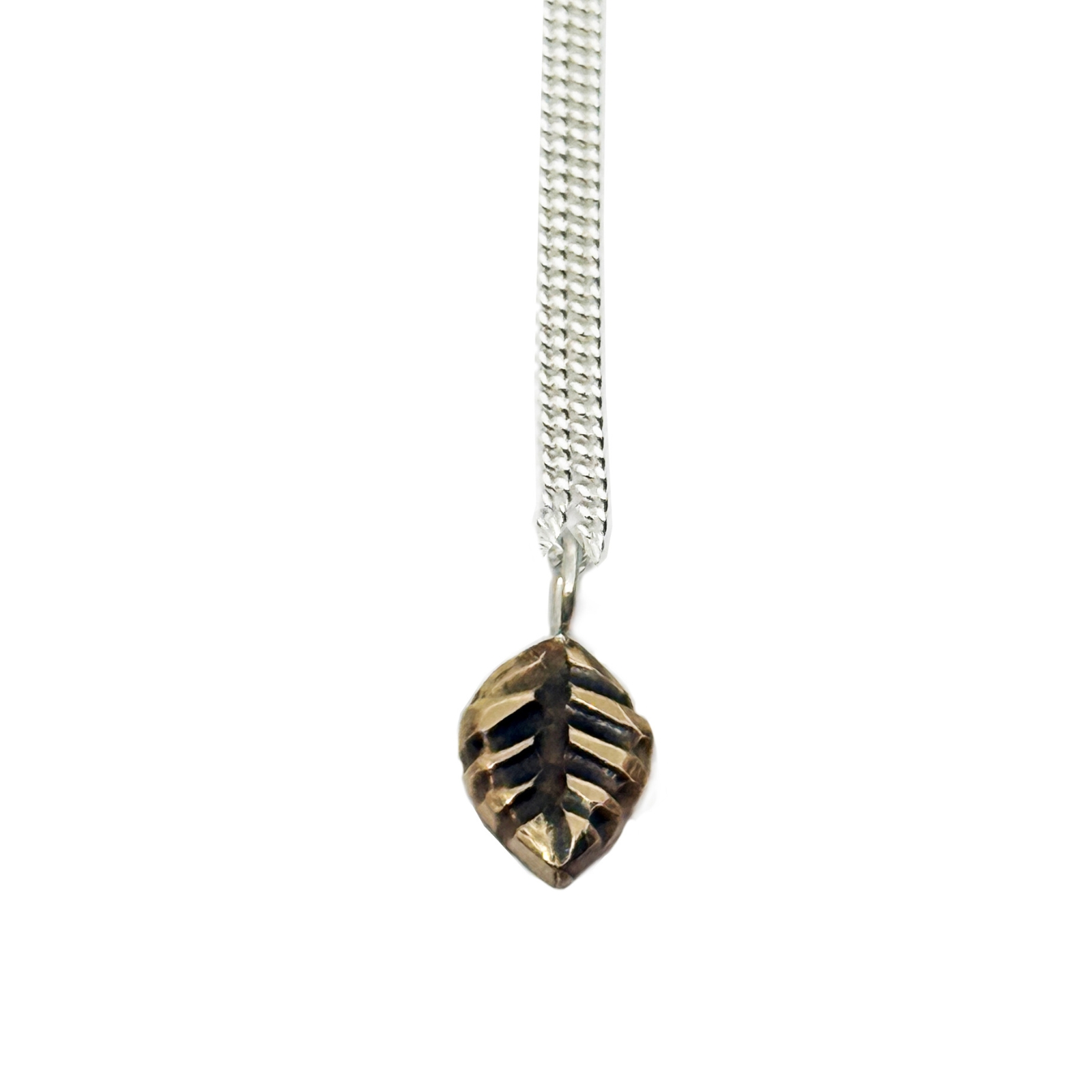 Halsband Leafy brons