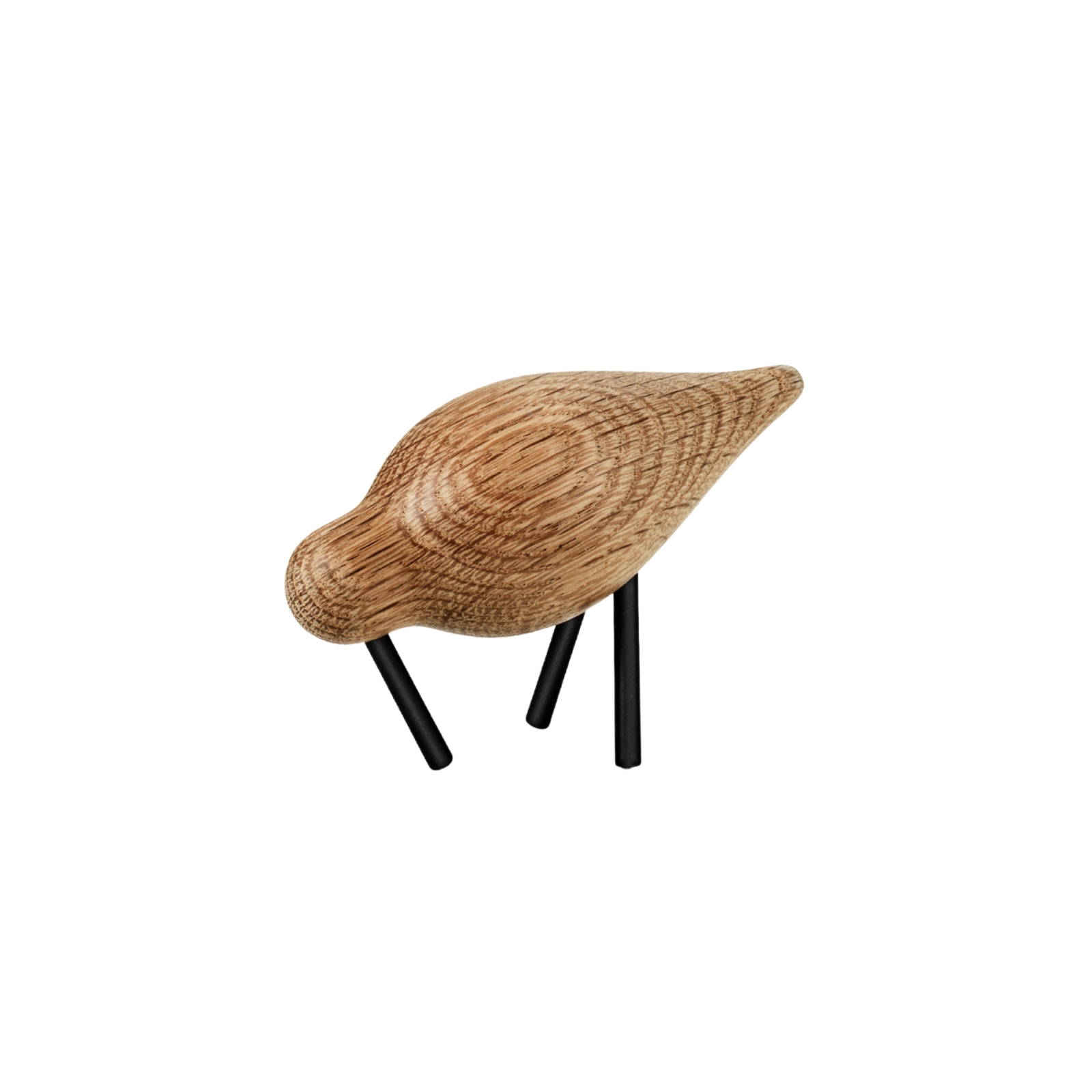 Normann Copenhagen Shorebird Small Svart/ - Träfigurer Ek Mix