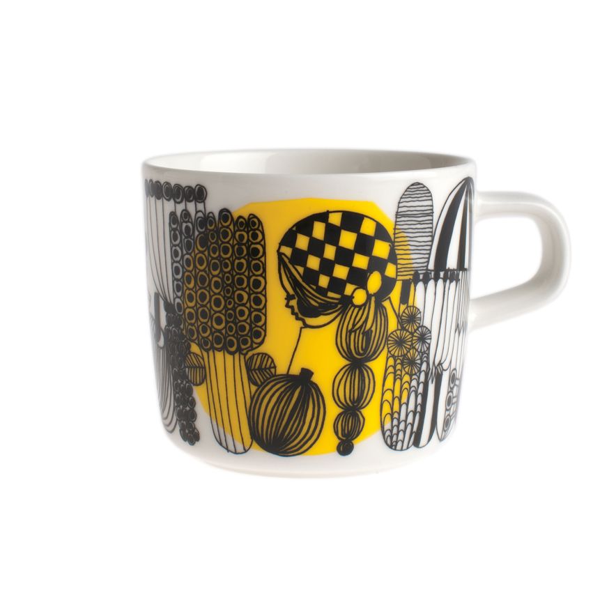 Marimekko Kaffekopp 2 dl Siirto. Gul