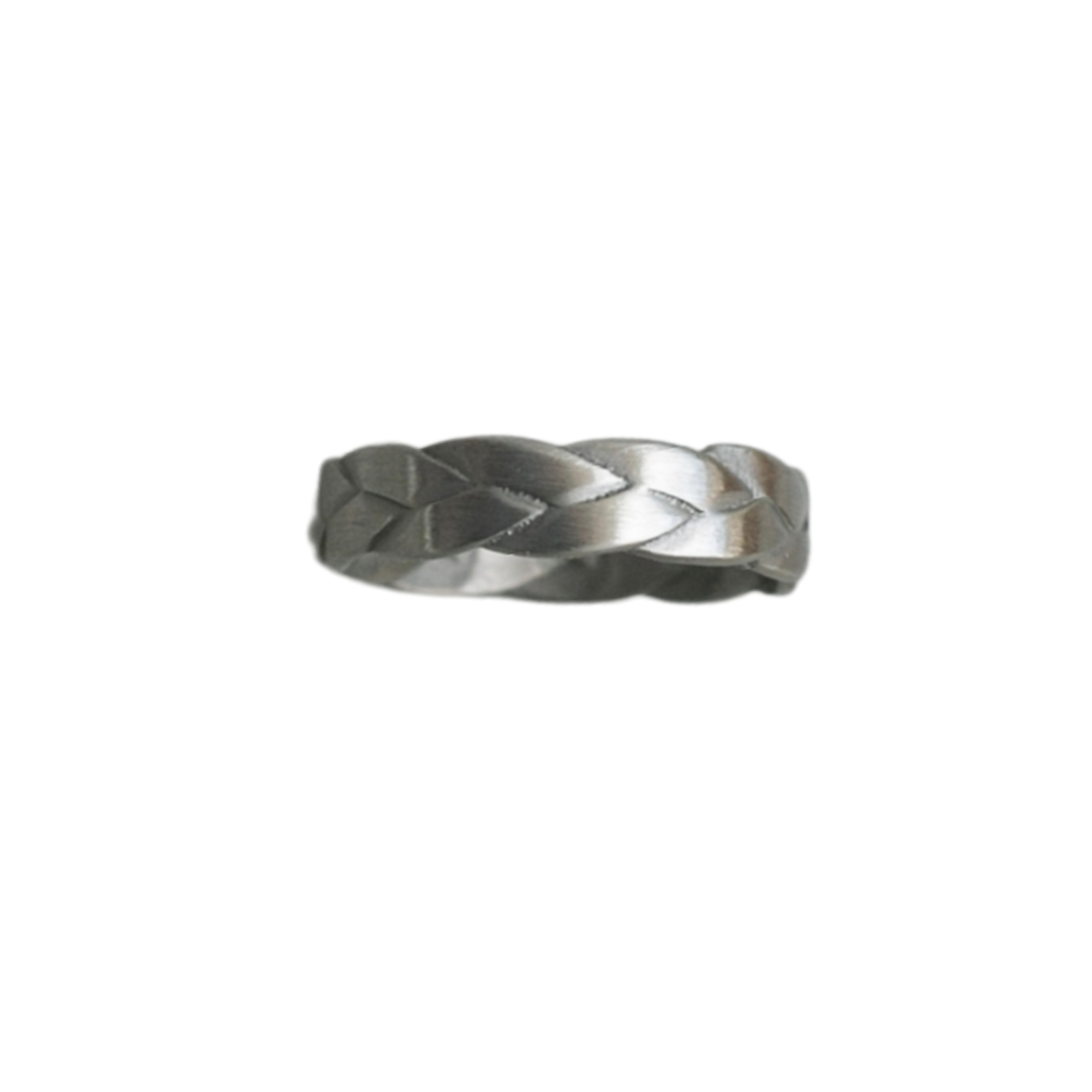 Ring Braid matt stål 21 mm