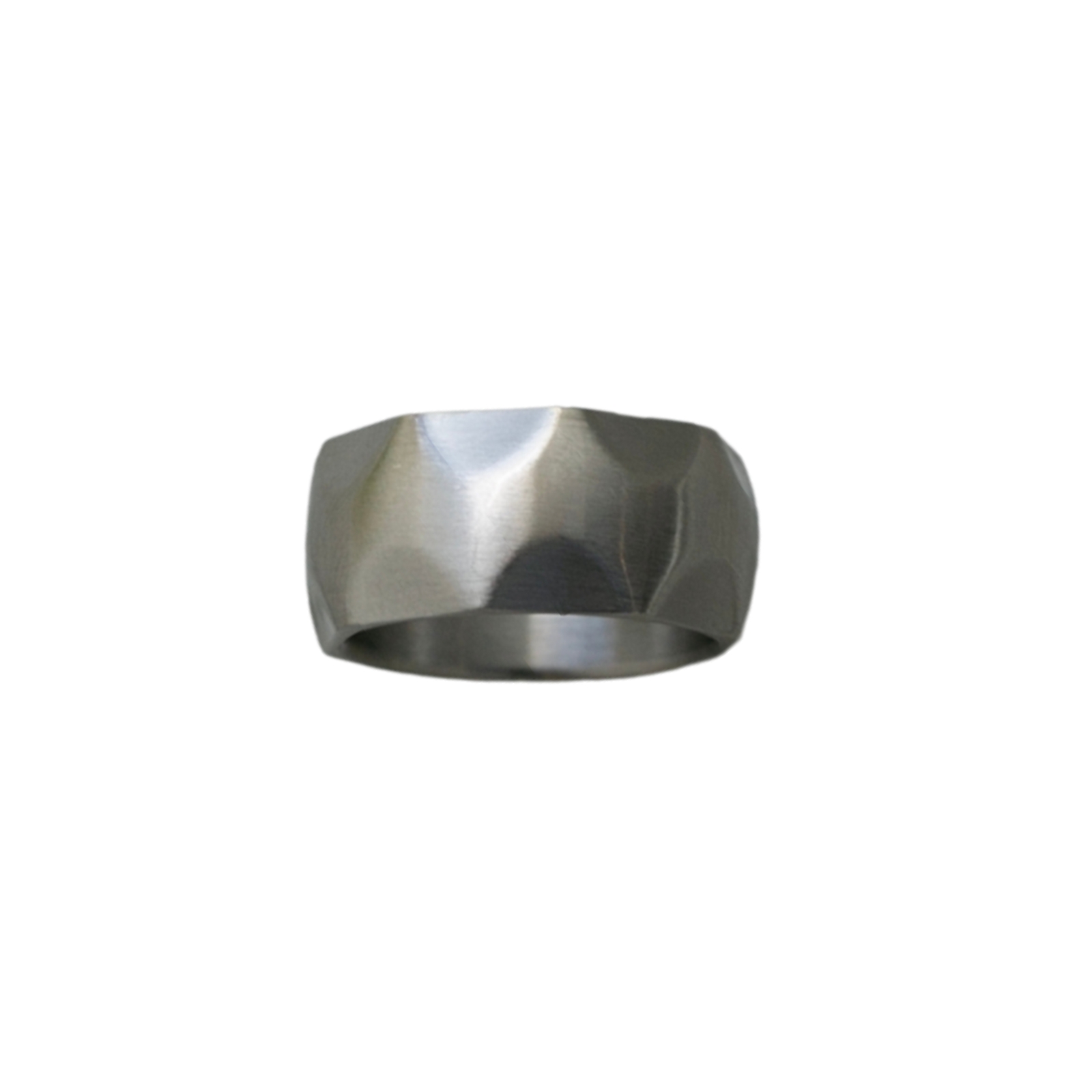 Ring Fasett matt steel 20 mm
