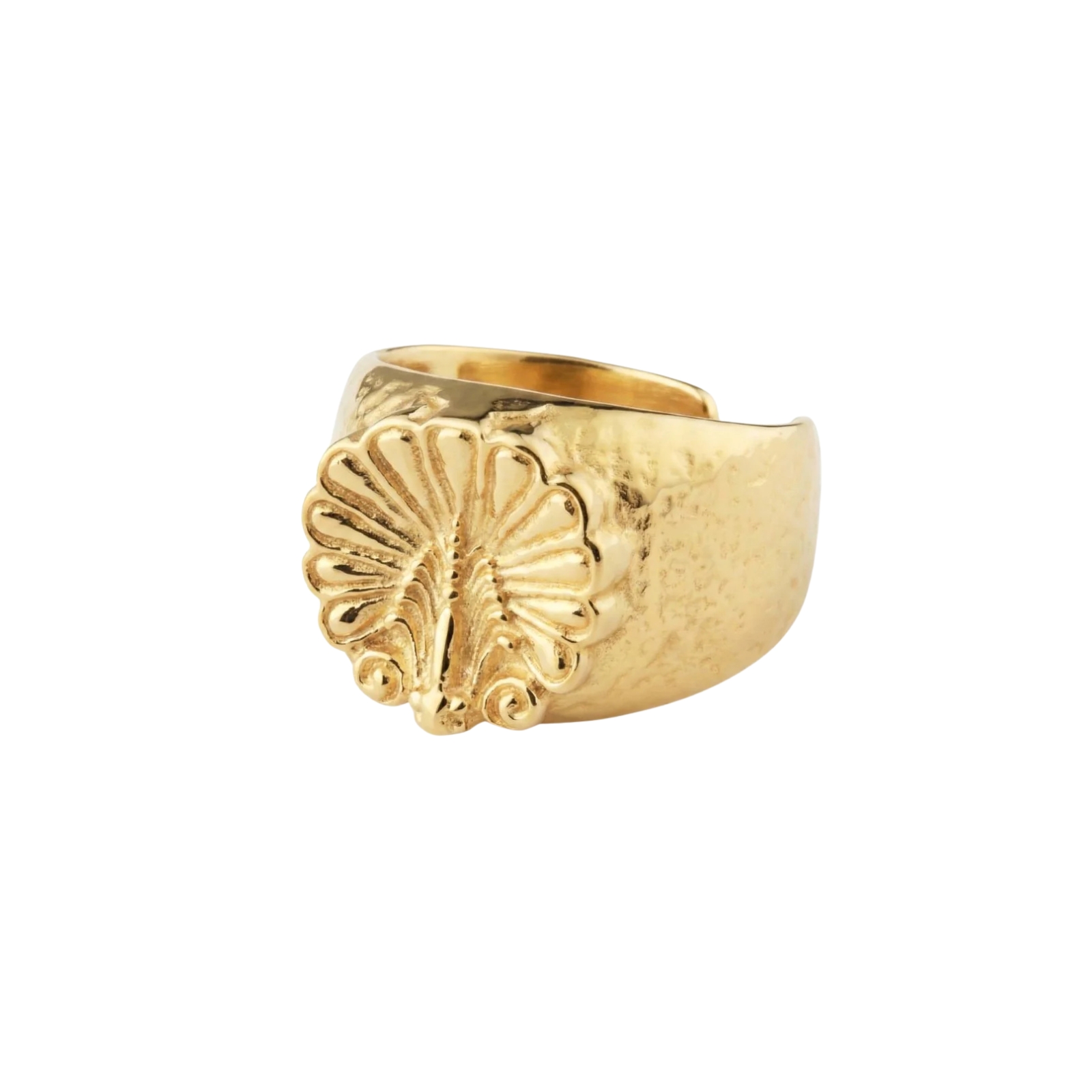 Ring Venus Shell Signet Golden