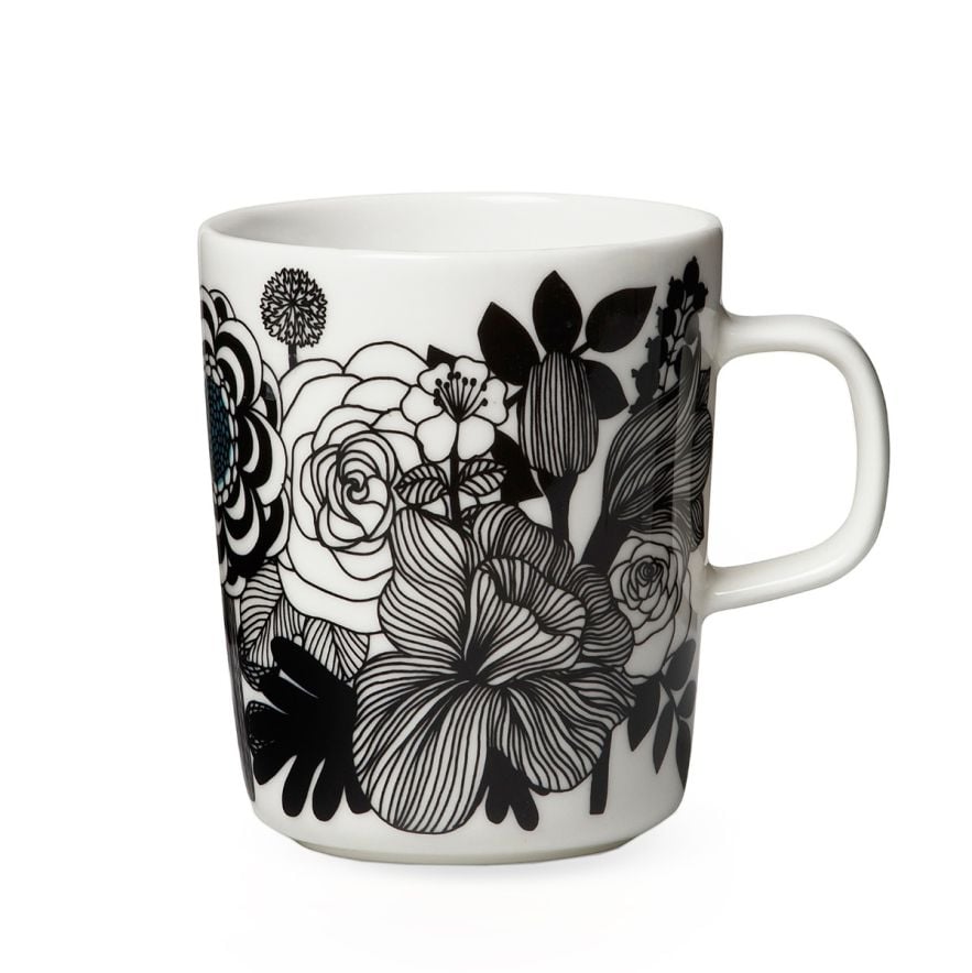 Marimekko Mugg 2,5 dl Siirto. Sv/vit/tur