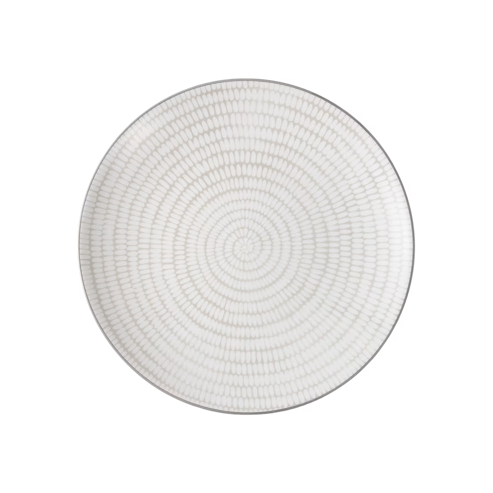 Tallrik Positano prick beige