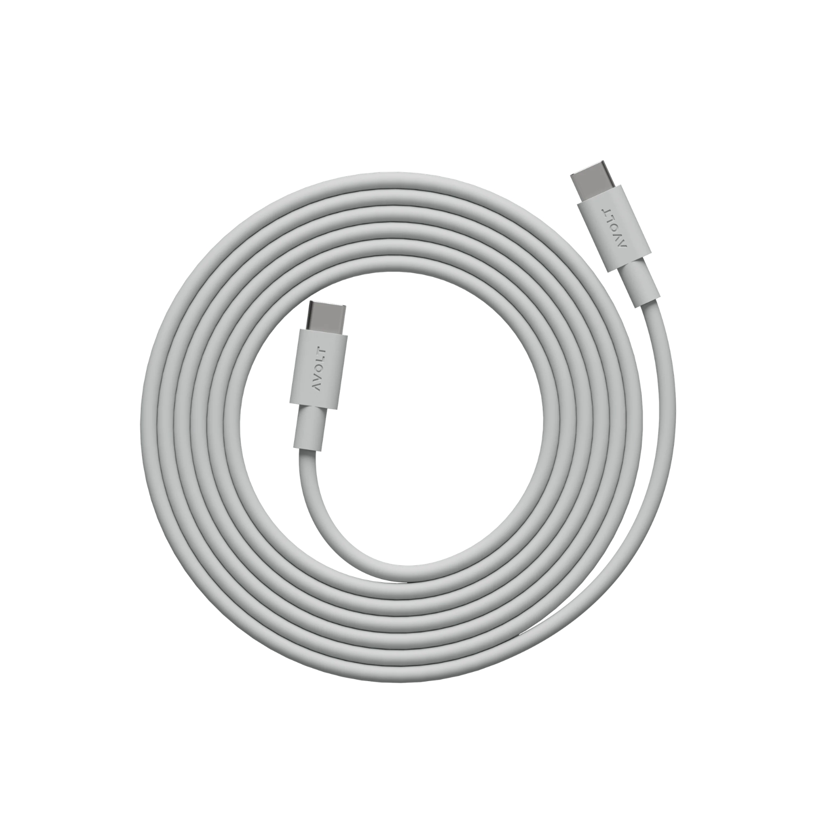 Laddsladd Avolt USB-C 2m Gotland Gray